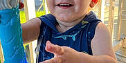 Adrian joined the competition — help win amazing prizes! blue_eyes, bubble_wand, bubbles, child, closeup, cute, daylight, face, hand, happy, outdoor, playful, porch, shark_pattern, sleeveless_shirt, smiling, summer, sunlight, toddler, toy