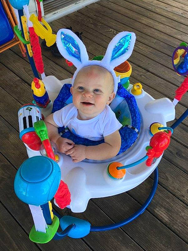 Robert joined the competition — help win amazing prizes! baby_toys, child, joy, person, play, toddler, toy, vehicle