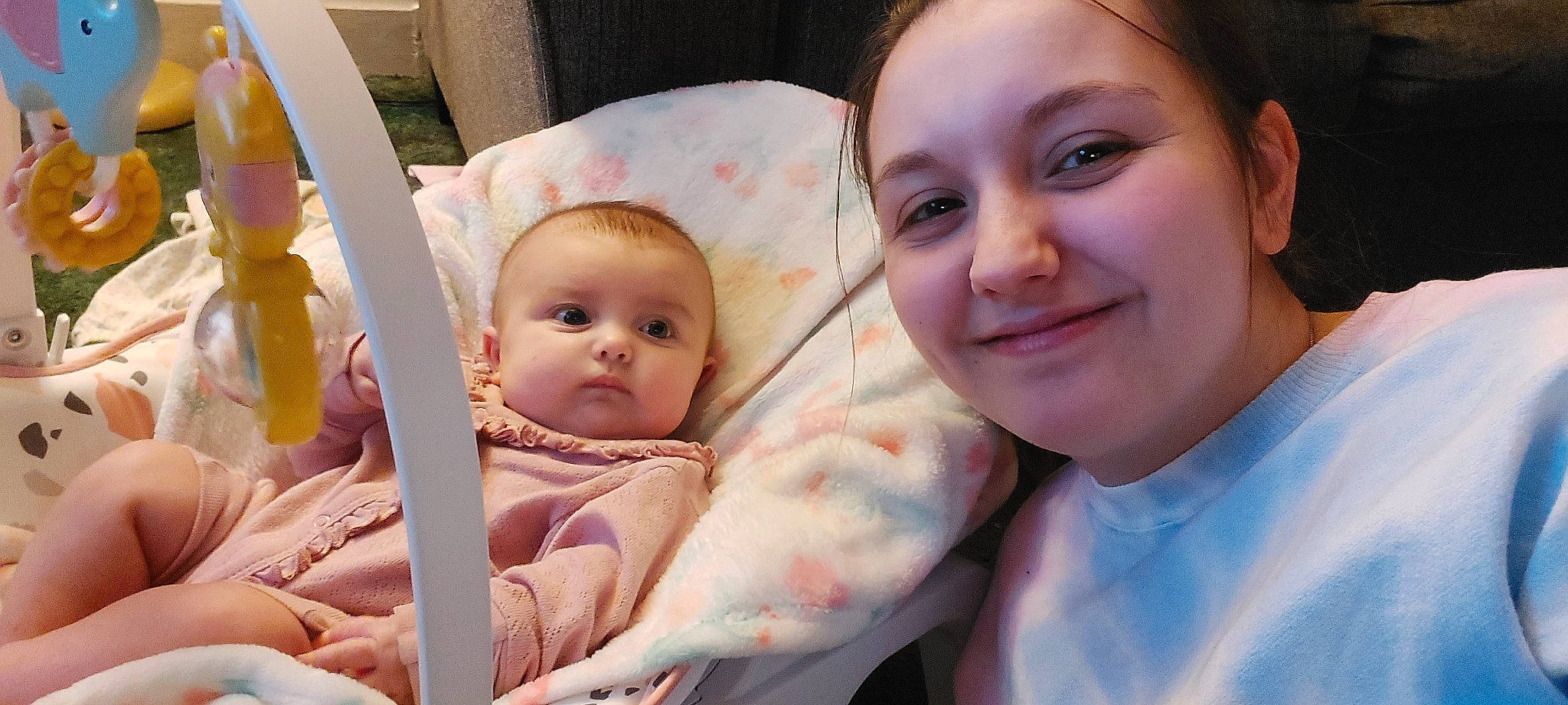 Malia joined the competition — help win amazing prizes! cheek, chin, comfort, eye, eyebrow, face, facial_expression, fun, hairstyle, happy, head, human, iris, joy, lip, mammal, mouth, nose, person, pink