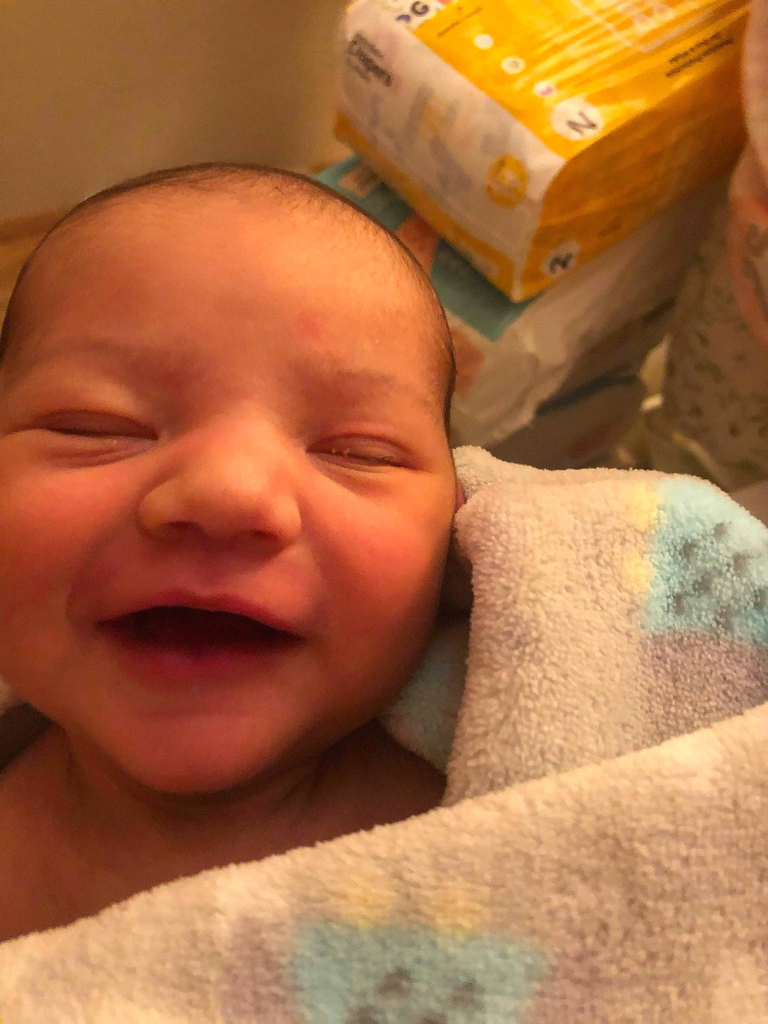 Leona is registered to the contest to win money with this photo: baby, cheek, child, face, facial_expression, head, mouth, nose, person, skin, smile, toddler