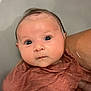 Lily-Rose participe au concours pour gagner de l'argent avec cette photo : baby, infant, face, eyes, skin, water, bath, cloth, fabric, wrapped, expression, person, cute, newborn, child, head, wet, portrait, human, soft