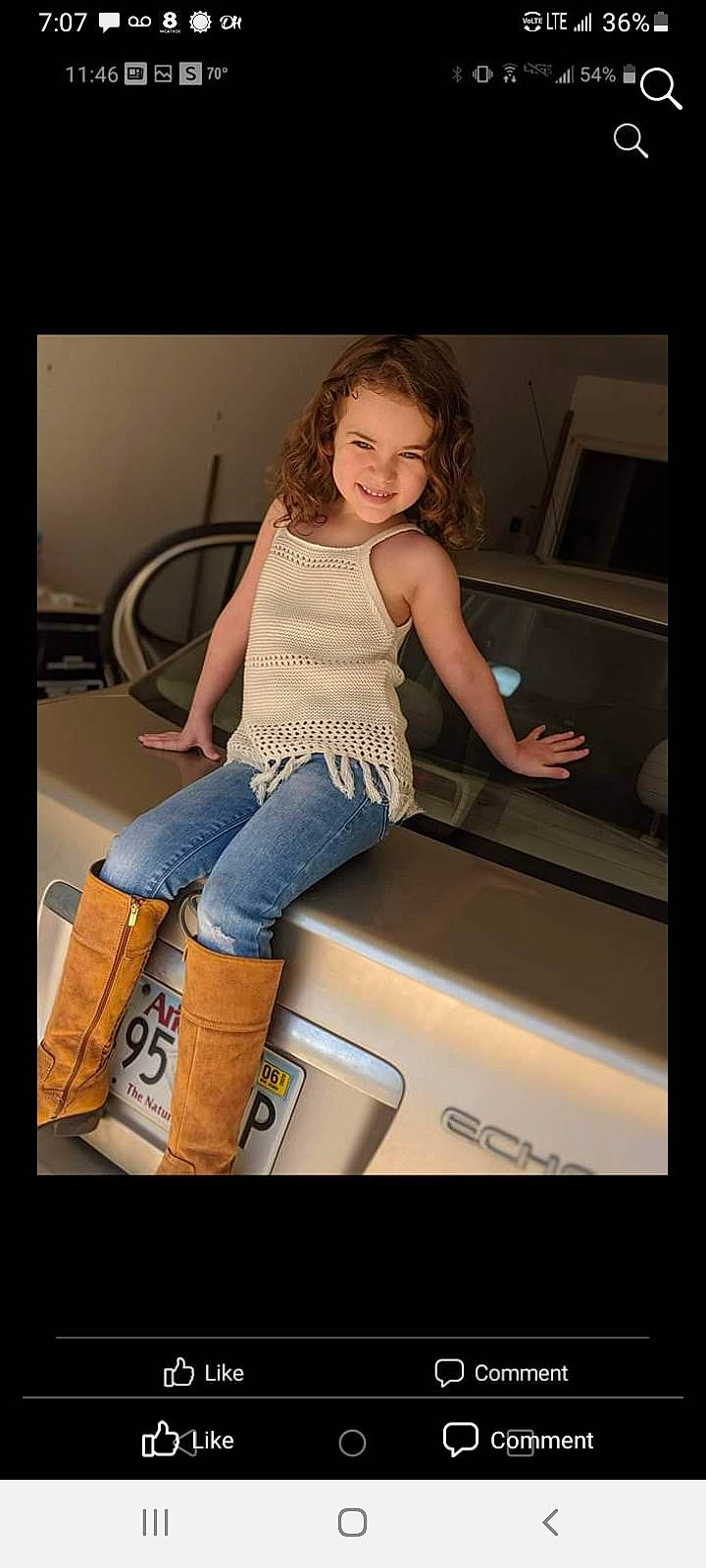 Gabrielle is registered to the contest to win money with this photo: automotive_design, beauty, cool, denim, electric_blue, fashion_design, flash_photography, happy, human_leg, joy, knee, leg, motor_vehicle, person, smile, street_fashion, t_shirt, thigh, tints_and_shades, vehicle_door