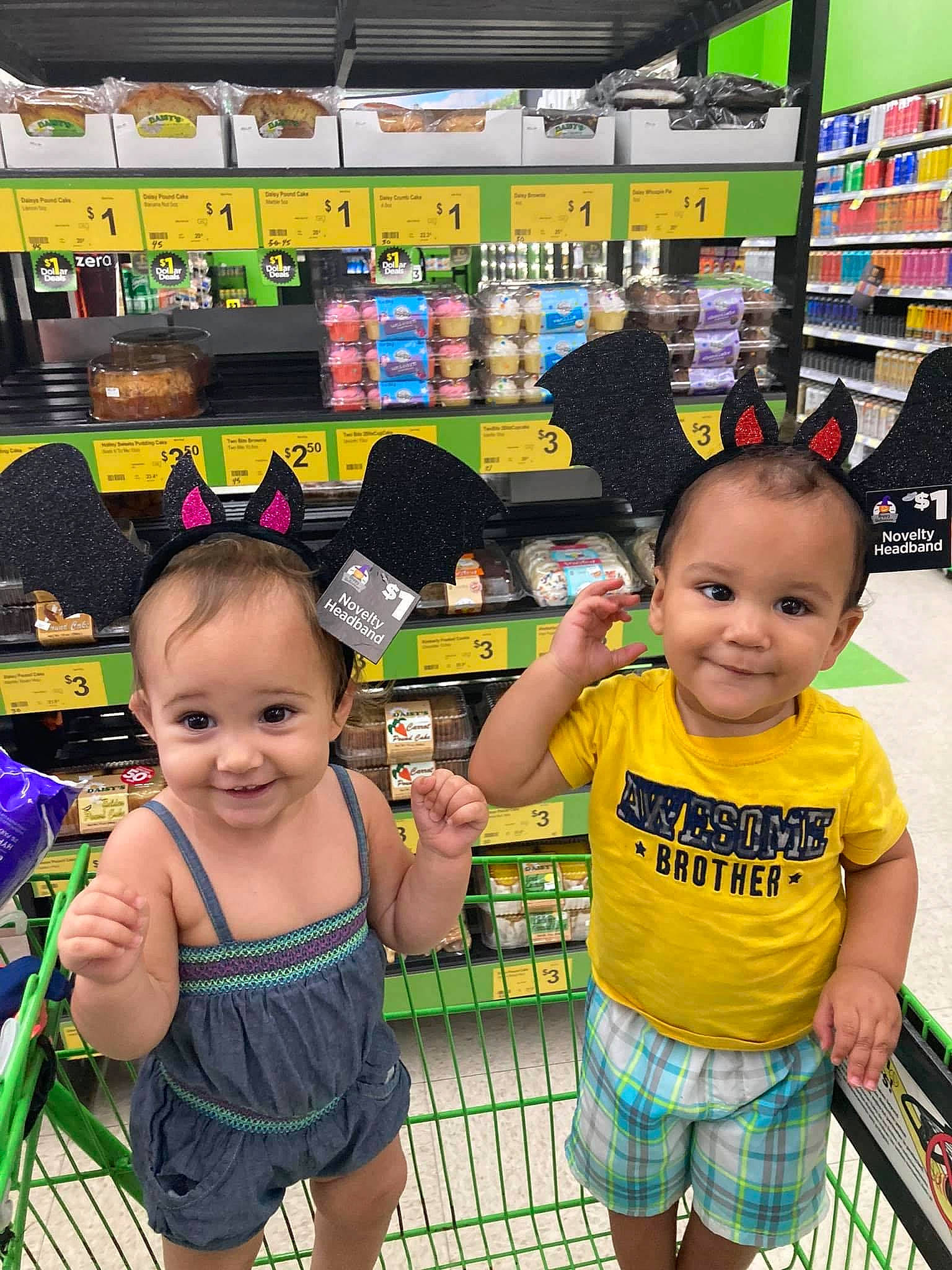 Kamilla joined the competition — help win amazing prizes! baby, baby_toddler_clothing, child, customer, fun, green, happy, joy, market, people, person, photograph, product, public_space, retail, shelf, shopping, shorts, skin, smile