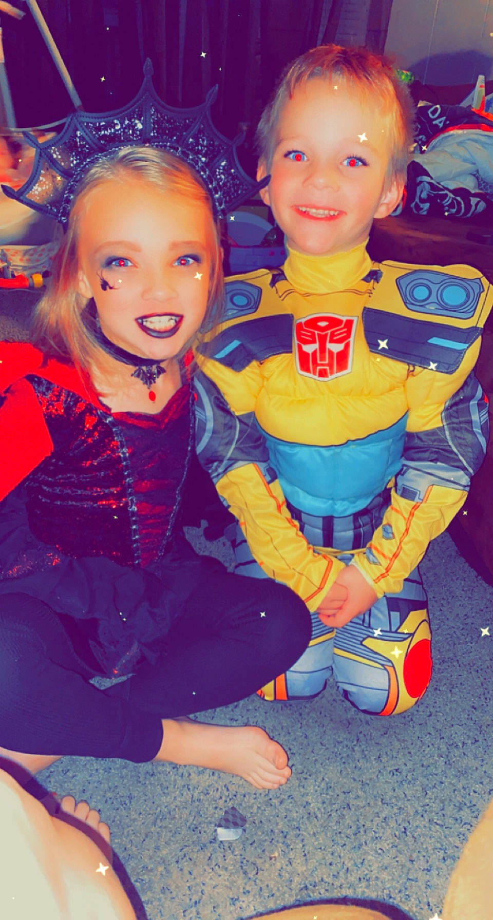 Paysleigh Sue is registered to the contest to win money with this photo: child, costume, electric_blue, event, eye, face, facial_expression, fashion_design, fictional_character, fun, happy, head, jewellery, joy, person, red, sitting, smile, t_shirt, thigh