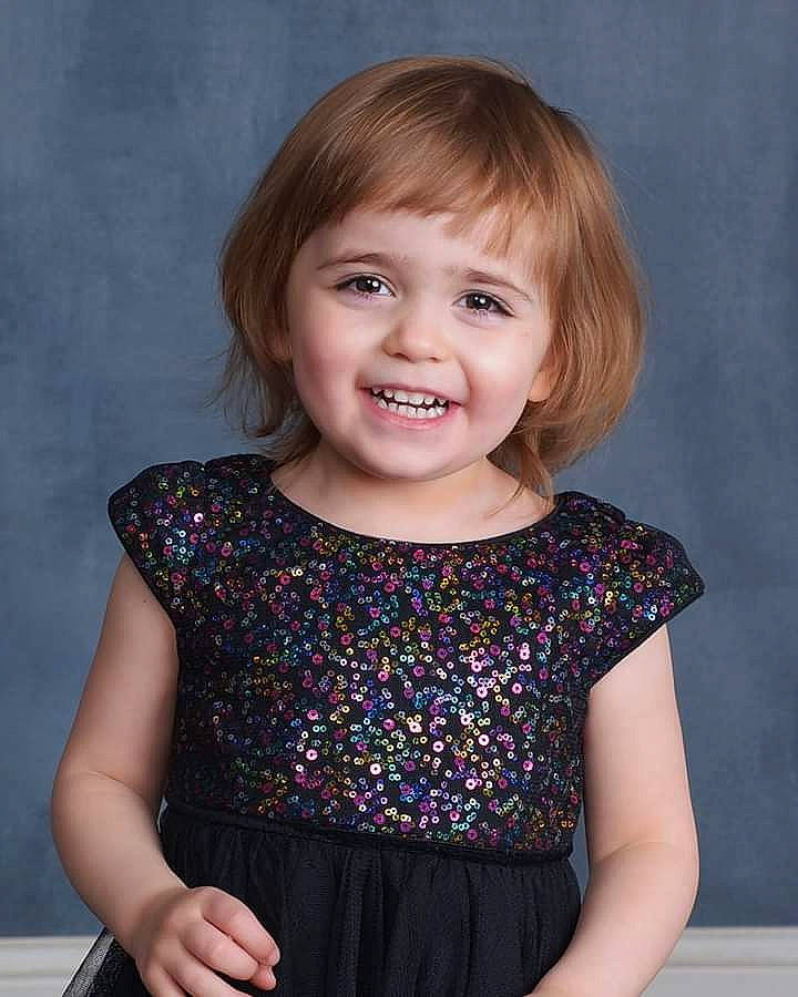 Savannah joined the competition — help win amazing prizes! child, child_model, dress, hair, iris, joy, pattern, person, portrait, sleeve, smile, toddler