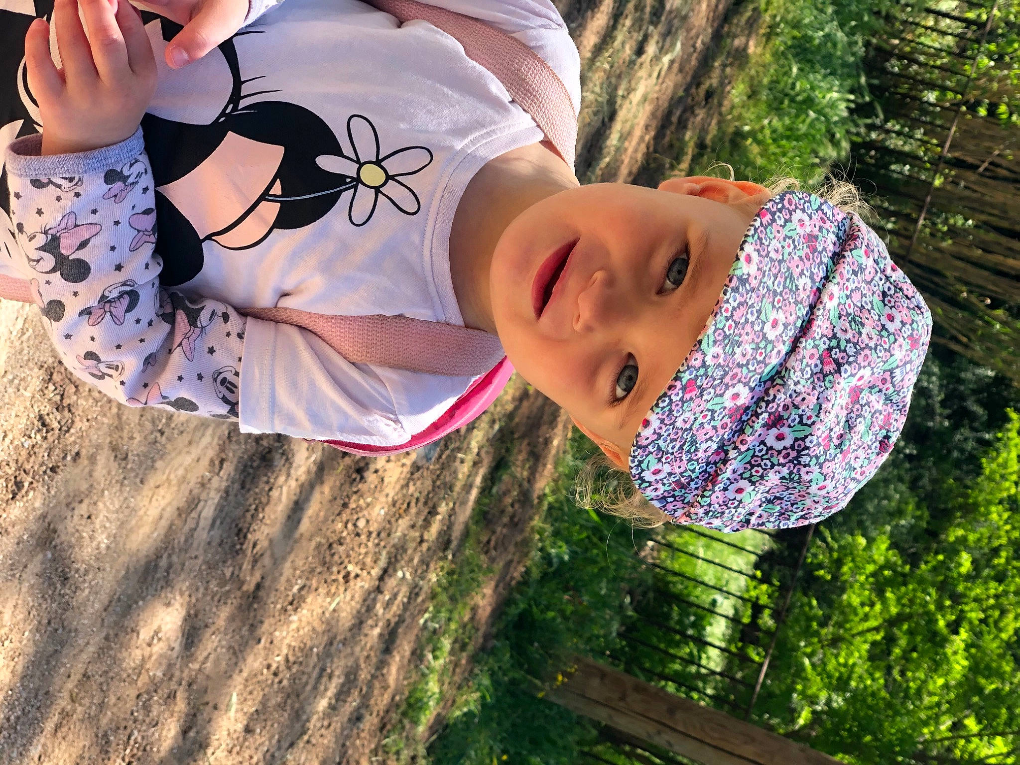 Elya participe au concours pour gagner de l'argent avec cette photo : adaptation, beauty, child, cool, eyewear, fun, grass, happy, hat, headwear, leaf, leisure, people_in_nature, person, plant, summer, sunlight, t_shirt, toddler, tree