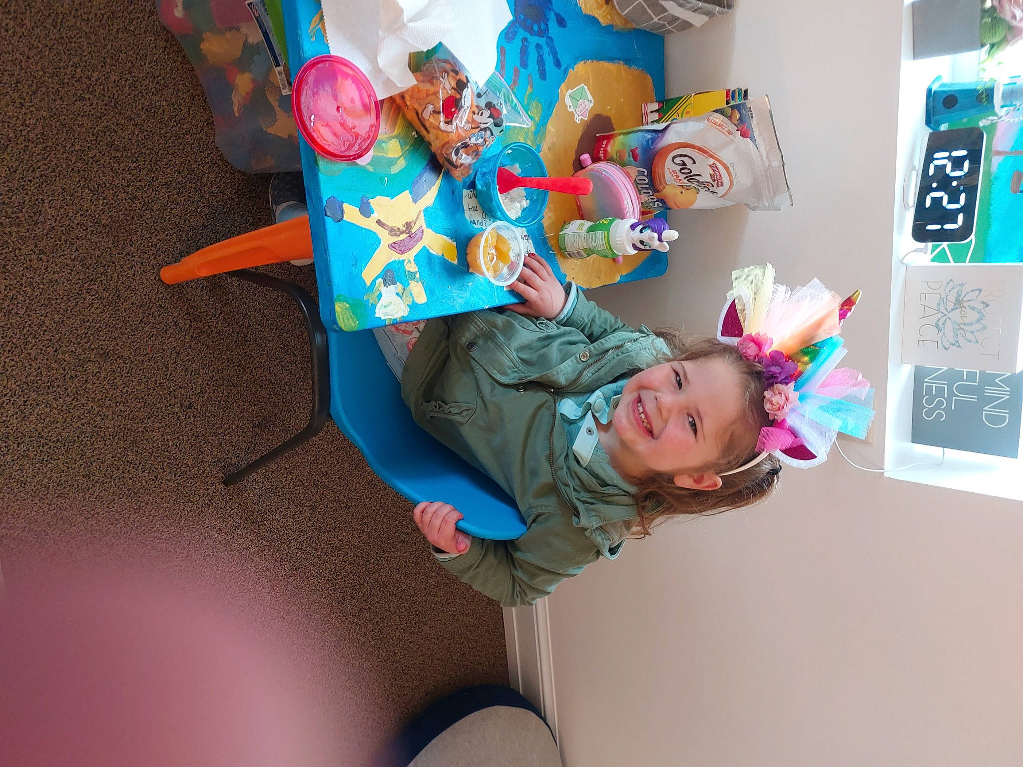 Jolene is registered to the contest to win money with this photo: art, baby, baby_products, child, comfort, eyewear, fun, happy, joy, leisure, person, play, room, sitting, toddler, visual_arts, window