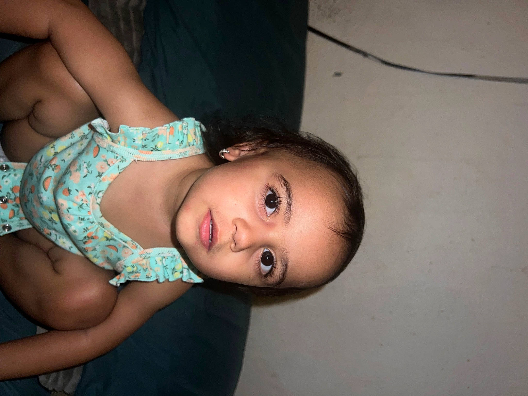 Journey joined the competition — help win amazing prizes! black_hair, cheek, chest, dress, elbow, eyelash, flash_photography, happy, human_body, iris, leg, lip, mouth, neck, nose, person, shoulder, skin, thigh, toddler