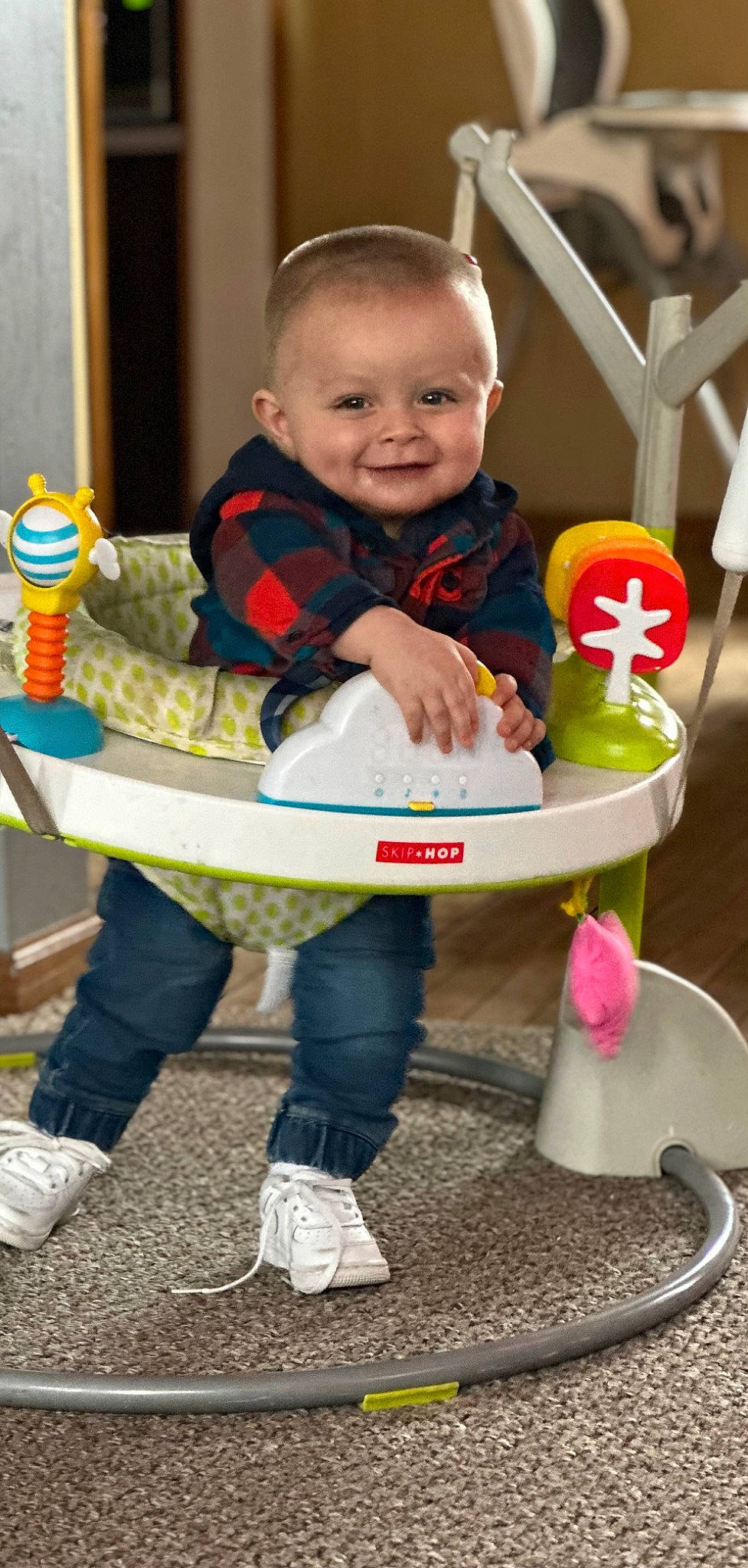 Iker joined the competition — help win amazing prizes! baby, baby_playing_with_toys, baby_products, baby_safety, baby_toddler_clothing, child, face, fun, happy, joy, people, person, play, product, sitting, sleeve, smile, snapshot, toddler, toy