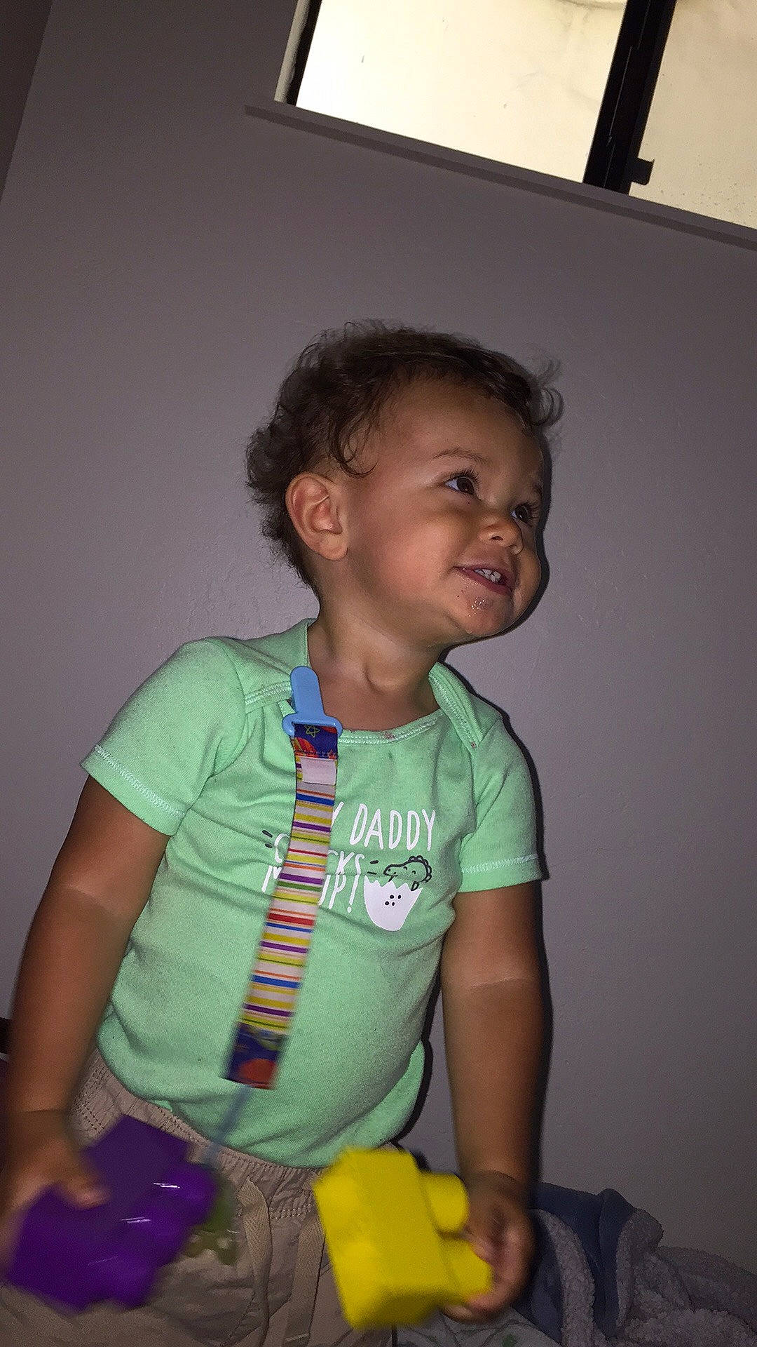 Nate joined the competition — help win amazing prizes! arm, child, neck, person, skin, smile, t_shirt, toddler