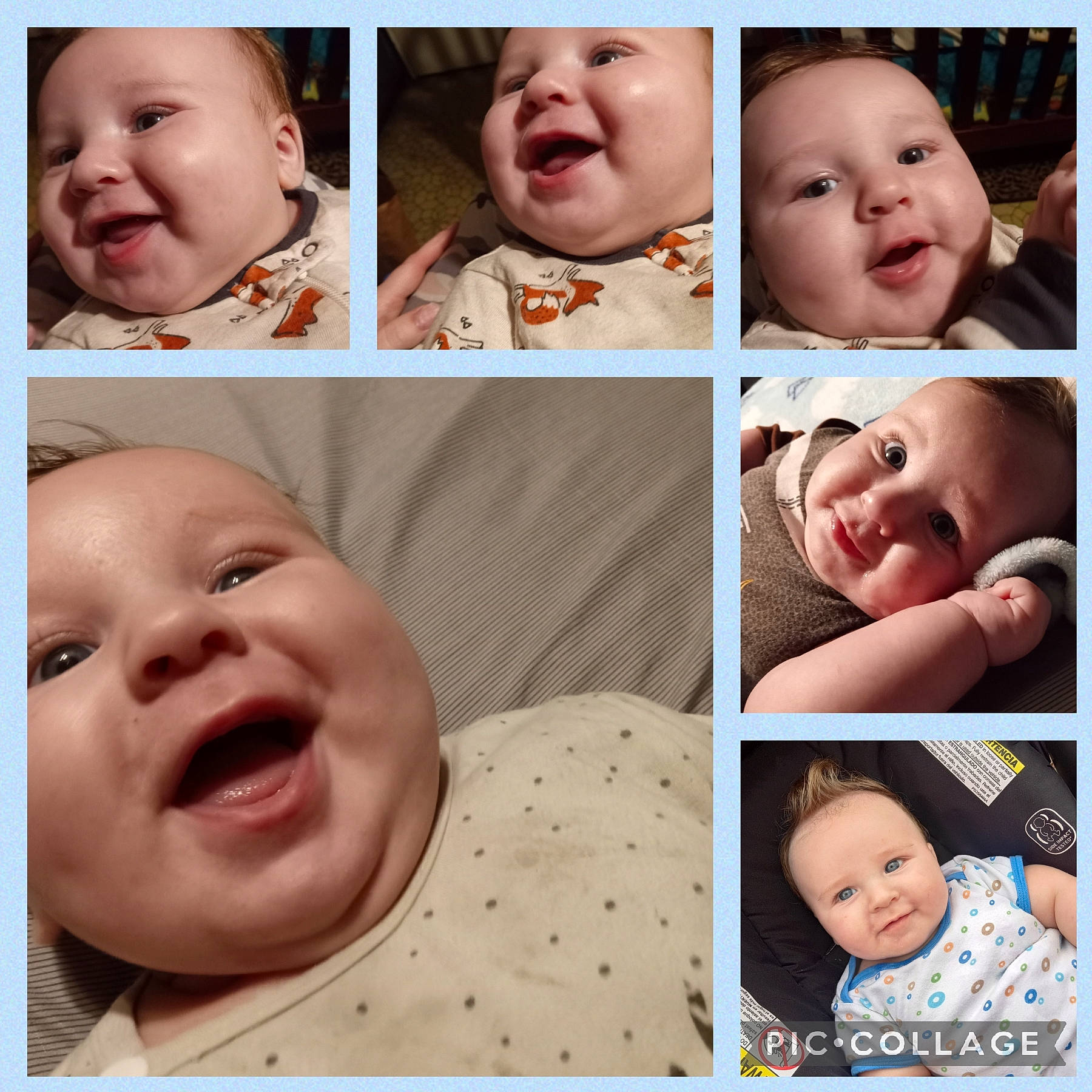 Zayne joined the competition — help win amazing prizes! baby_toddler_clothing, blue, cheek, chin, eyebrow, face, facial_expression, happy, head, headwear, human, jaw, lip, mouth, neck, nose, organ, person, photograph, product