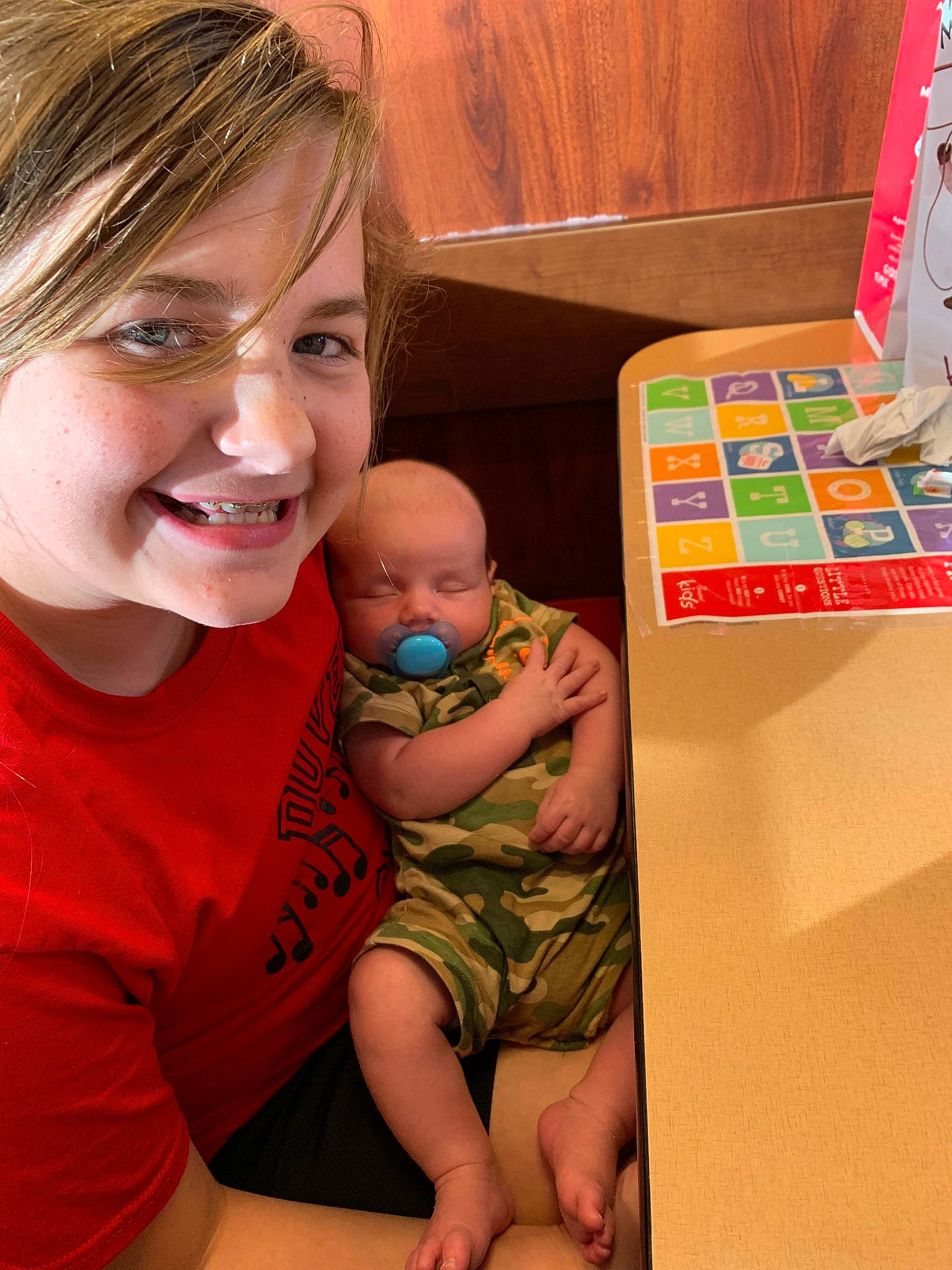 Zoie is registered to the contest to win money with this photo: baby, child, joy, mother, person, play, smile, toddler