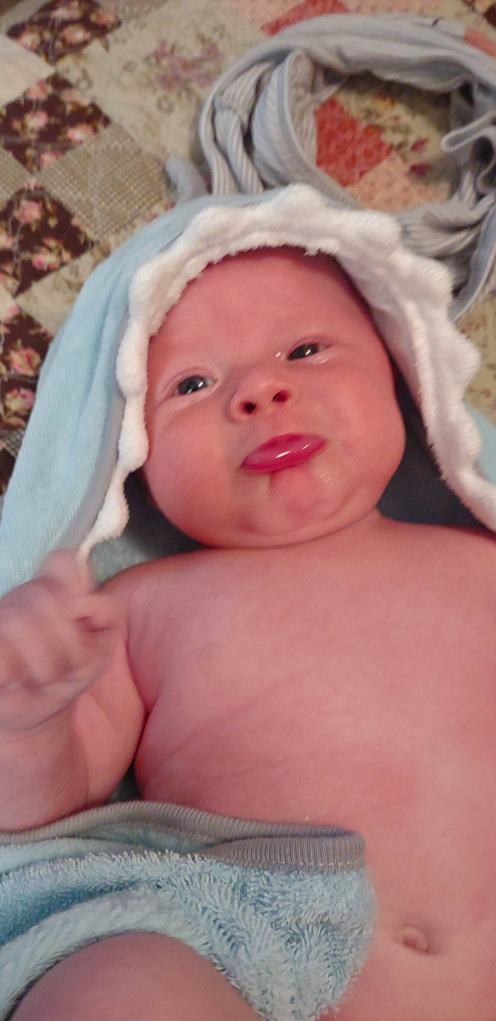 Bryce joined the competition — help win amazing prizes! baby, cheek, chest, chin, close_up, comfort, eye, eyebrow, eyelash, finger, happy, headwear, iris, lip, mouth, nose, person, pink, skin, smile