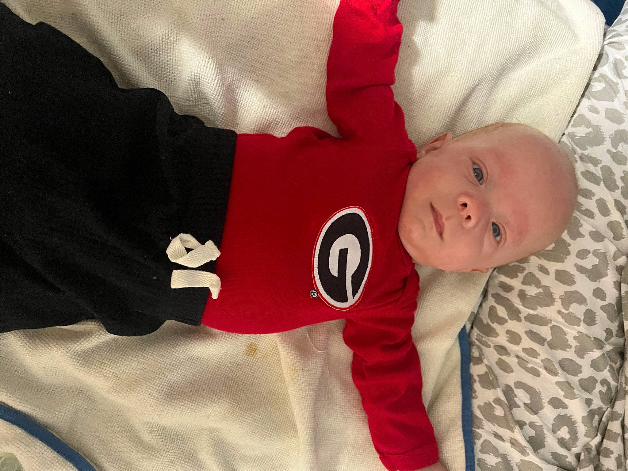 Emory joined the competition — help win amazing prizes! baby, baby_products, baby_toddler_clothing, carmine, child, comfort, linens, pattern, person, sleeve, toddler