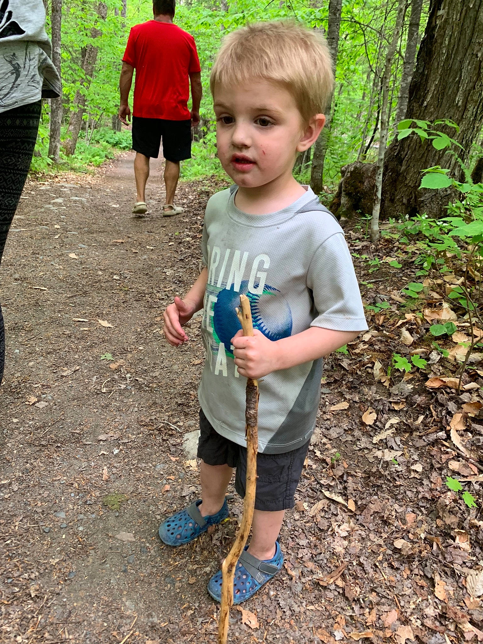 Kaiden joined the competition — help win amazing prizes! adaptation, adventure, child, forest, fun, jungle, person, plant, play, recreation, smile, soil, style, summer, toddler, trail, tree, vacation, walking