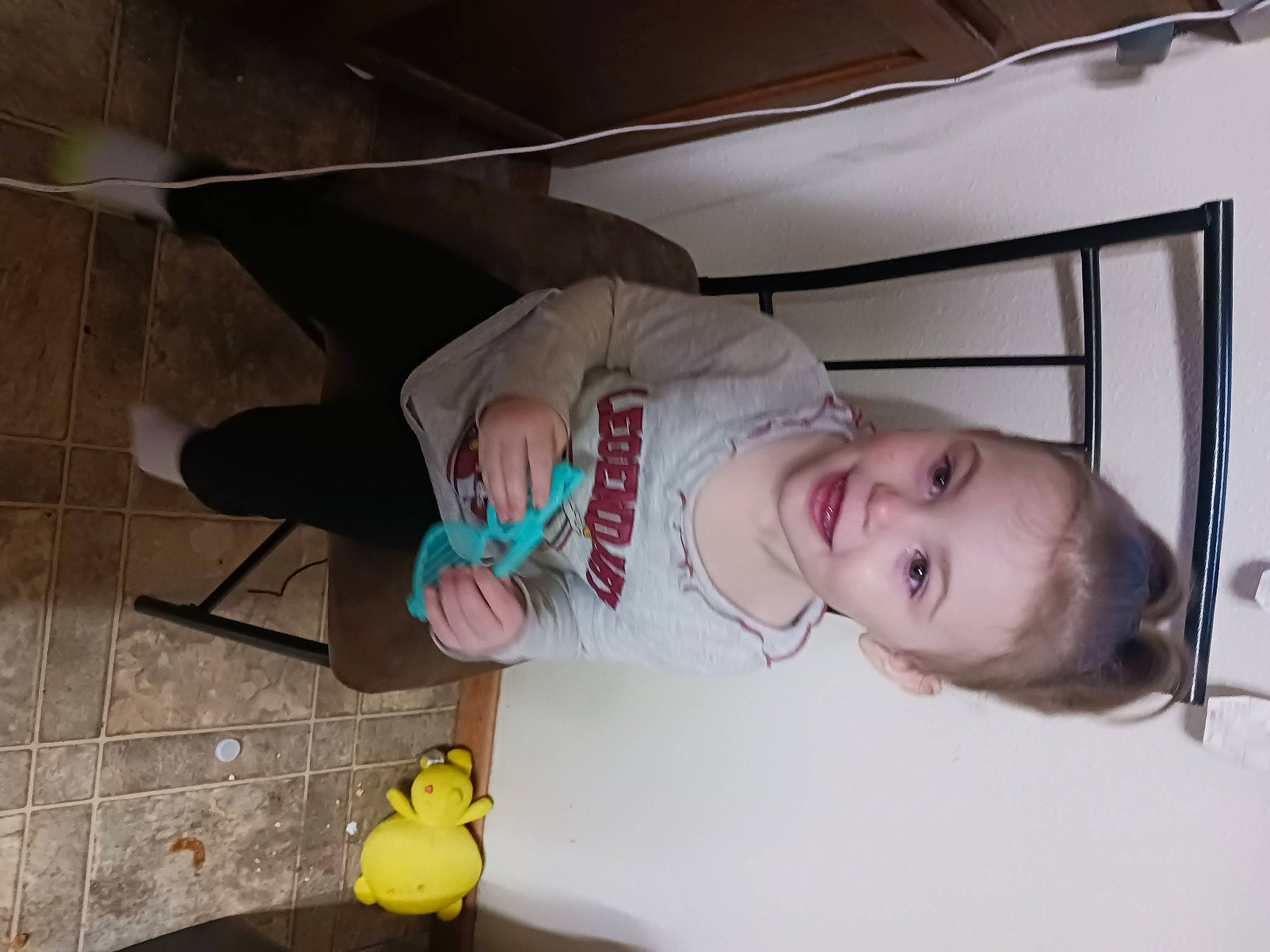 Savannah Lynn is registered to the contest to win money with this photo: baby, baby_products, baby_toddler_clothing, child, flooring, fun, hat, joy, person, room, smile, stuffed_toy, toddler, toy