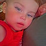 Johnathan is registered to the contest to win money with this photo: adult, child, close_up, couch, curious, ear, expression, eye, face, head, indoor, mouth, person, portrait, red_shirt, skin, snuggling, soft_lighting, toddler, young_child