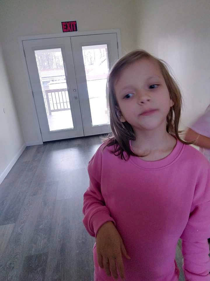 Nicole joined the competition — help win amazing prizes! baby_toddler_clothing, blond, cheek, child, door, eye, flooring, fun, gesture, hairstyle, happy, hardwood, magenta, person, room, sitting, sleeve, toddler, waist, window