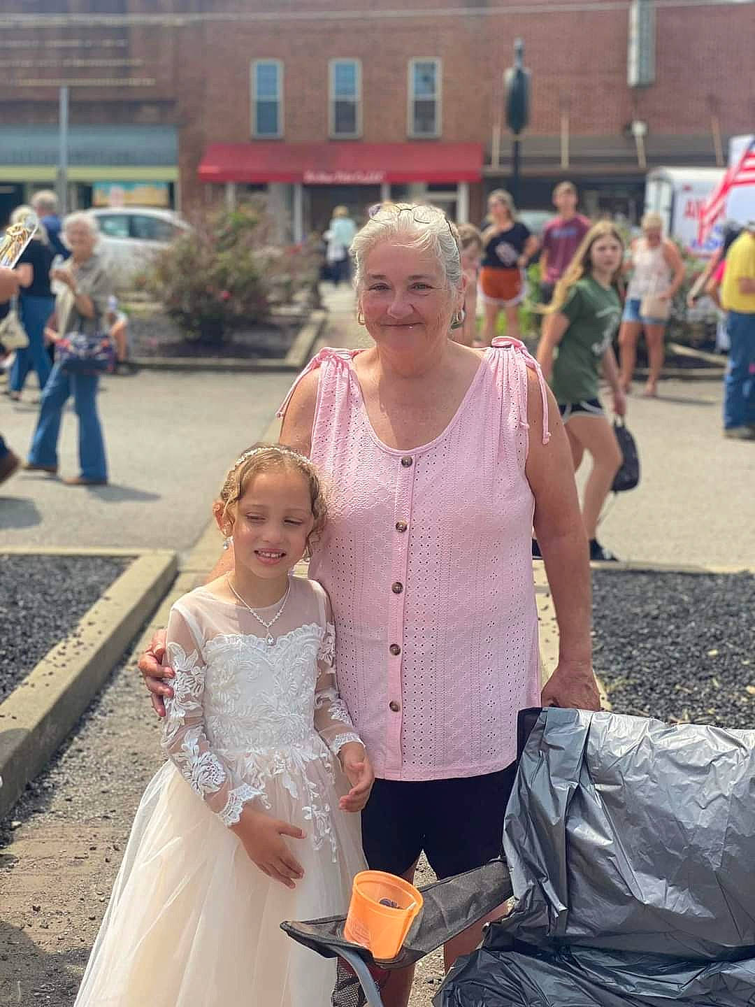 Brookelynn is registered to the contest to win money with this photo: blurred, child, event, facial_expression, formal_wear, fun, hairstyle, happy, human, jewellery, joy, necklace, person, photograph, pink, recreation, smile, snapshot, summer, toddler