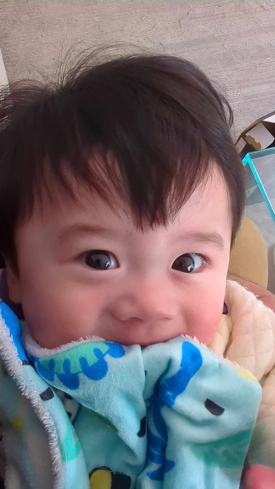 Janko joined the competition — help win amazing prizes! baby, blanket, child, closeup, clothing, cozy, curly_hair, cute, expression, eyes, face, head, indoor, infant, person, portrait, skin, soft, warm, young