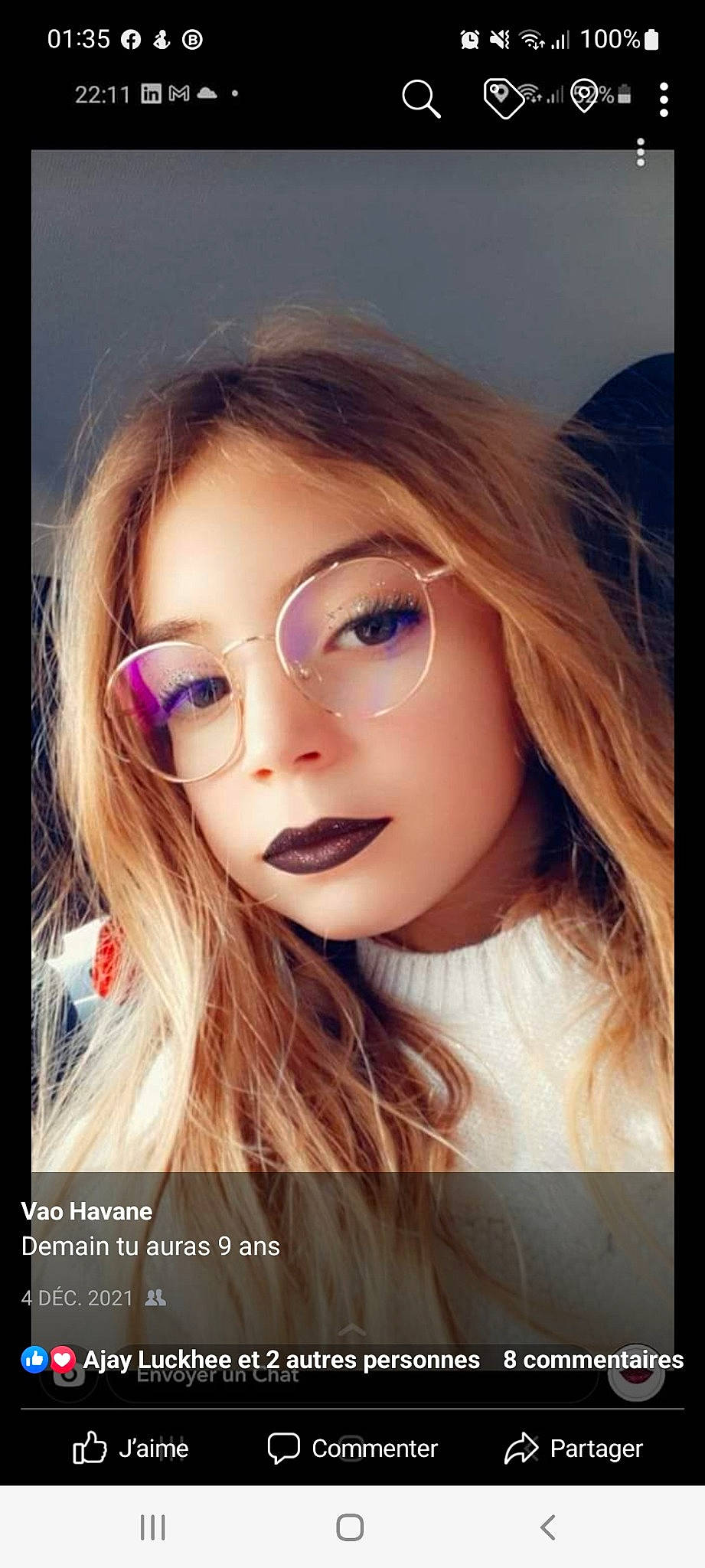 Elona participe au concours pour gagner de l'argent avec cette photo : bangs, barbie, cheek, chin, eyebrow, eyelash, eyewear, flash_photography, glasses, happy, iris, jaw, layered_hair, lip, lipstick, nose, person, skin, toy, vision_care