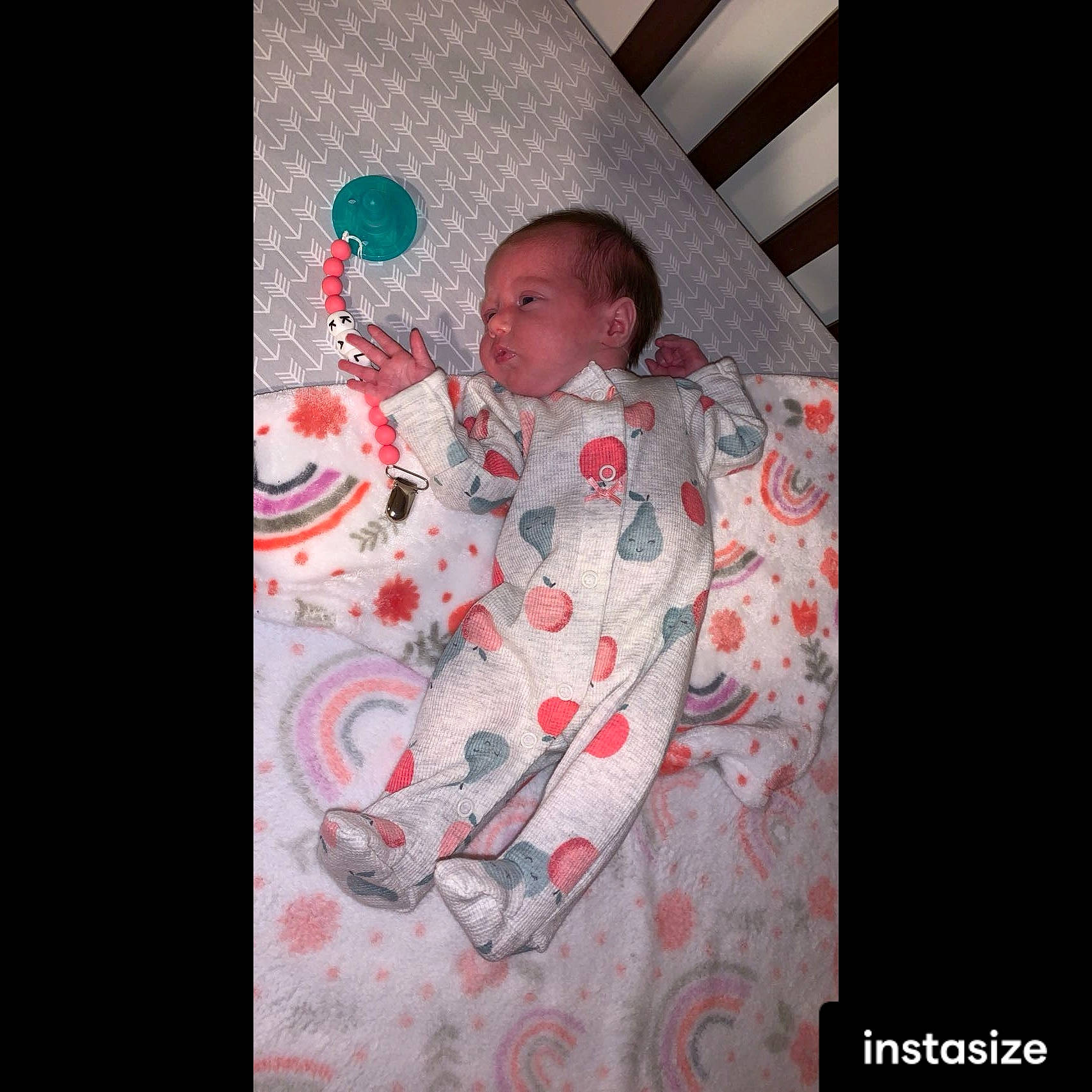 Kali is registered to the contest to win money with this photo: arm, art, baby, baby_products, baby_sleeping, baby_toddler_clothing, bed, bedding, carmine, child, comfort, darkness, event, human_body, linens, pattern, person, pillow, room, sleeve