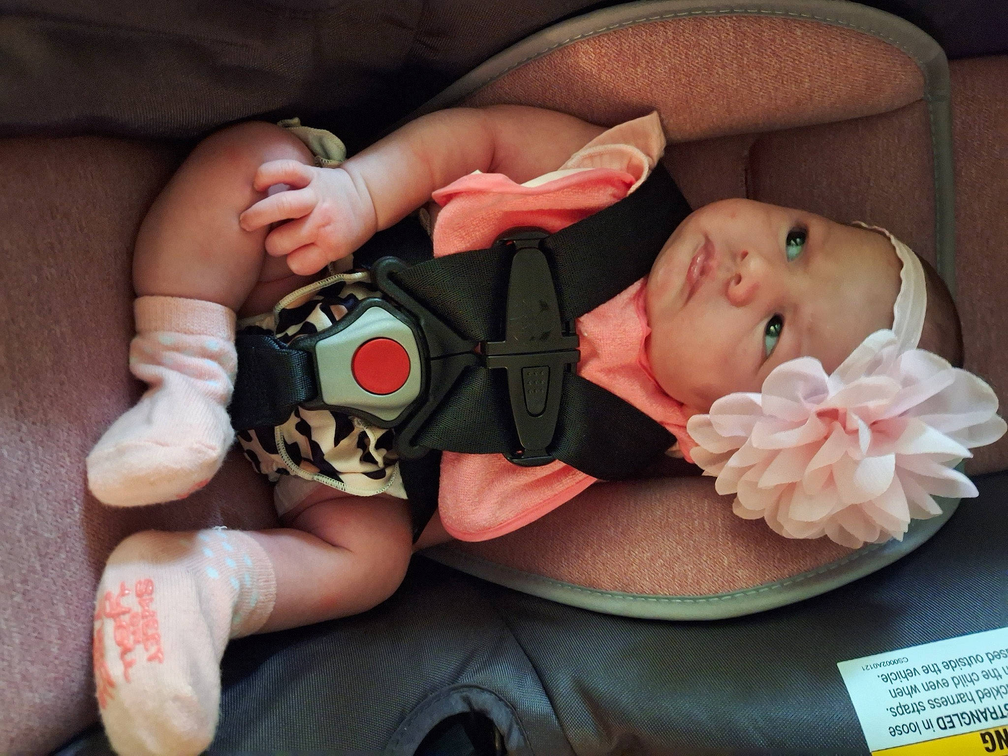 Evalina joined the competition — help win amazing prizes! baby, baby_products, baby_sleeping, baby_toddler_clothing, cheek, child, comfort, facial_expression, finger, hand, head, headwear, human_body, mouth, nail, person, pink, product, skin, textile