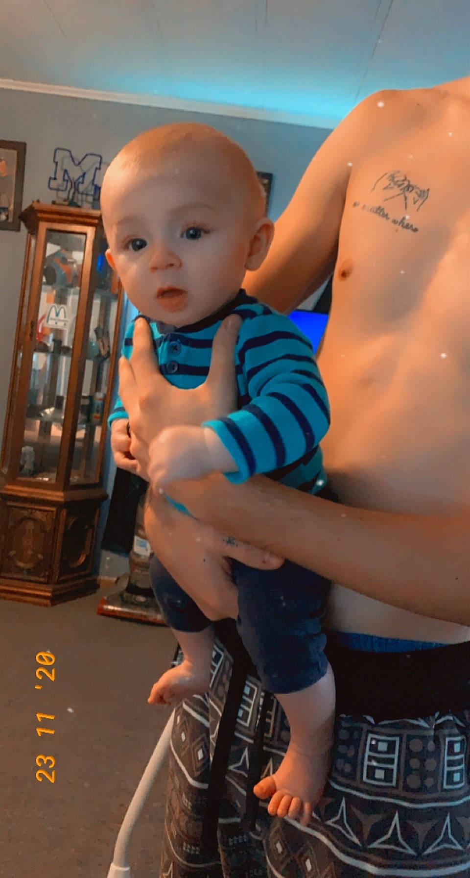 Killian joined the competition — help win amazing prizes! abdomen, arm, baby_products, baby_toddler_clothing, barechested, cheek, chest, child, ear, finger, hand, human_body, joint, muscle, organ, person, picture_frame, skin, stomach, surprise
