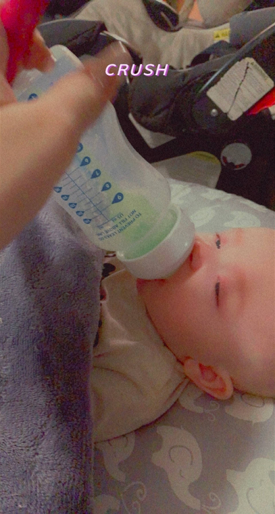 Killian joined the competition — help win amazing prizes! baby, baby_bottle, baby_products, bottle, drinkware, fluid, health_care, infant_formula, milk, nail, person, plastic, plastic_bottle, product, raw_milk, science, skin, solution