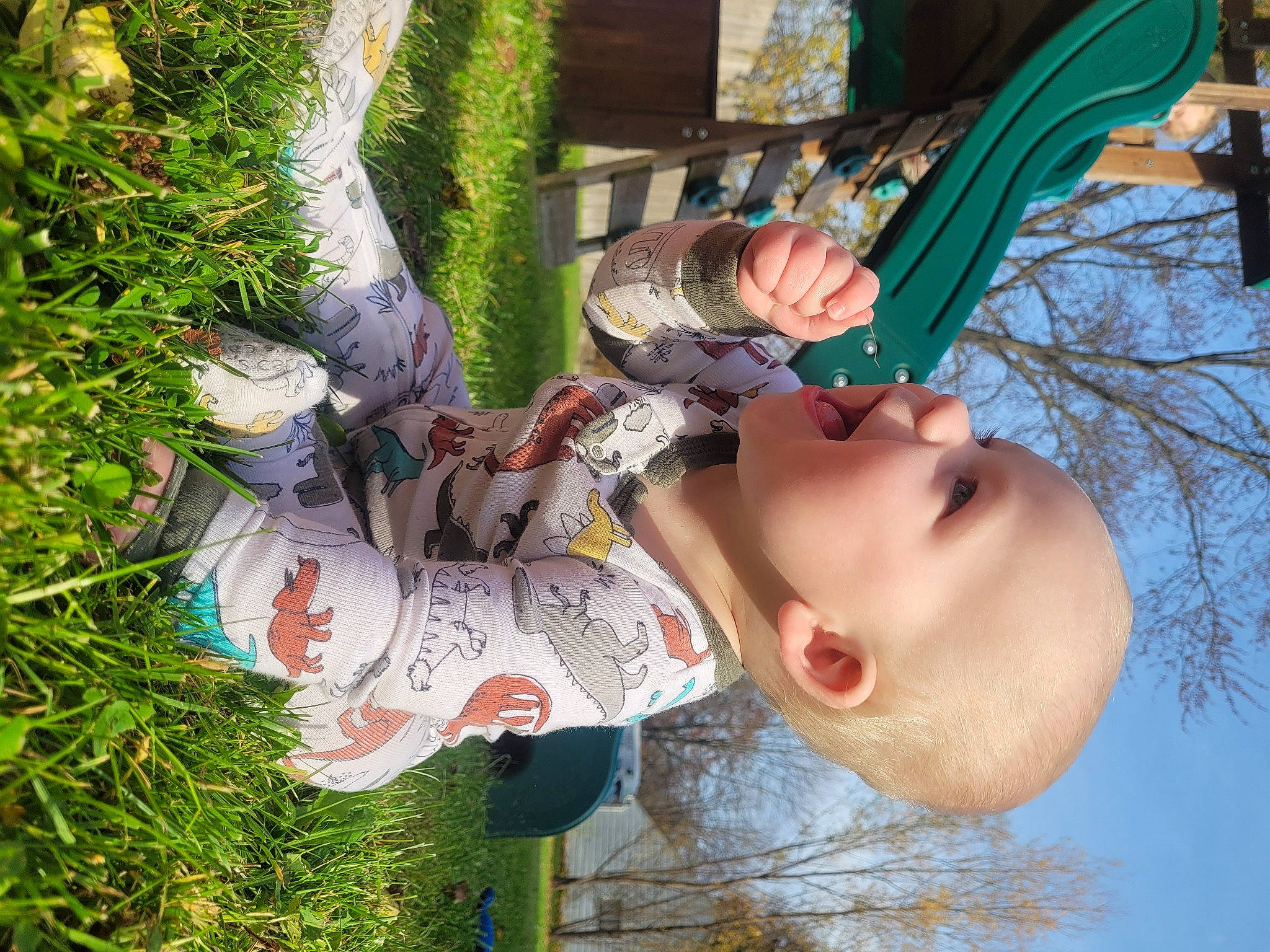 Clayton is registered to the contest to win money with this photo: art, child, eyewear, fun, grass, green, happy, leisure, organism, people_in_nature, person, photograph, plant, sky, snapshot, spring, toddler, tree, vacation, visual_arts
