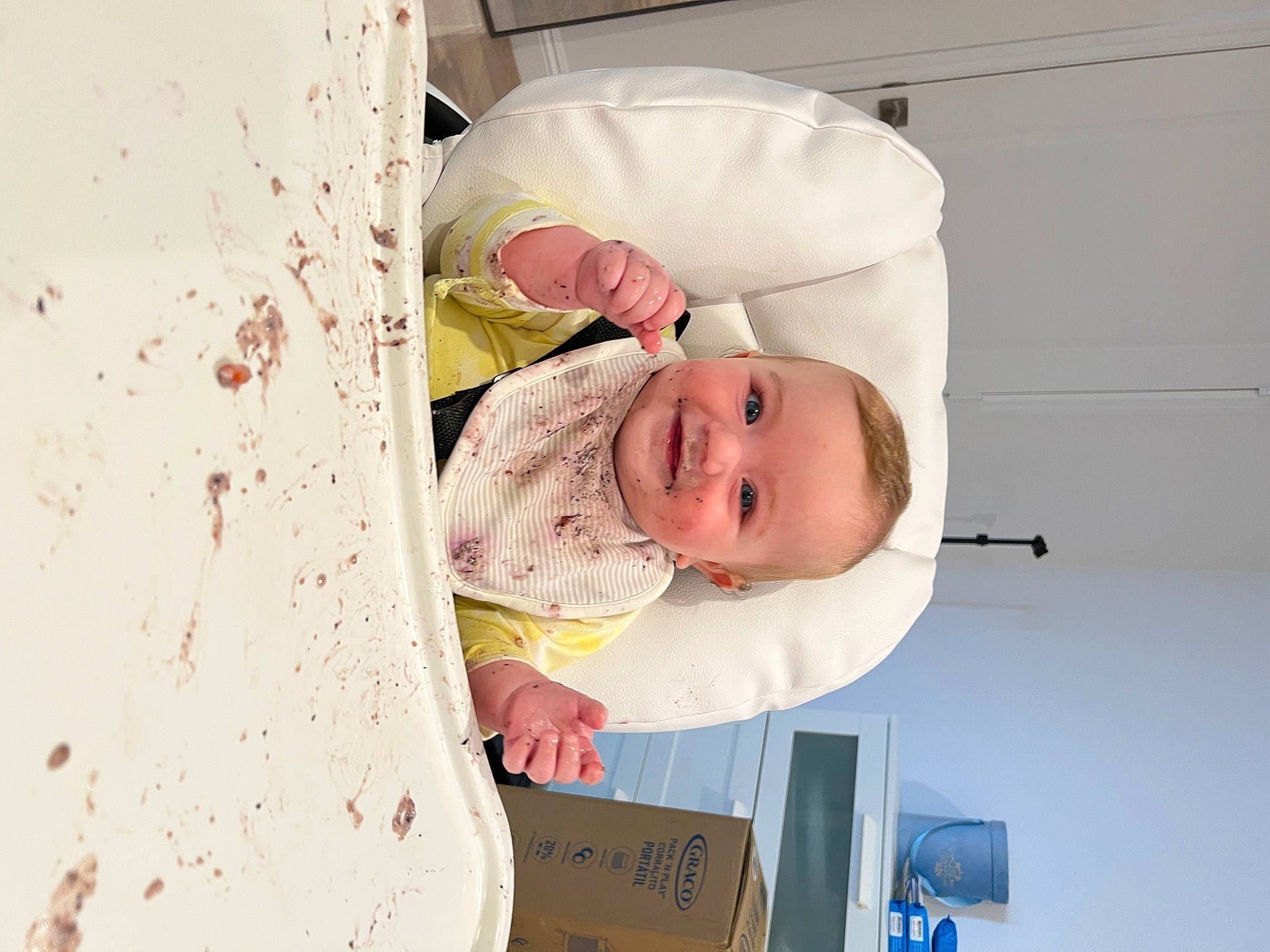 Mikael is registered to the contest to win money with this photo: baby, baby_laughing, baby_products, baby_safety, baby_toddler_clothing, child, comfort, happy, hat, joy, linens, person, room, sleeve, smile, t_shirt, toddler