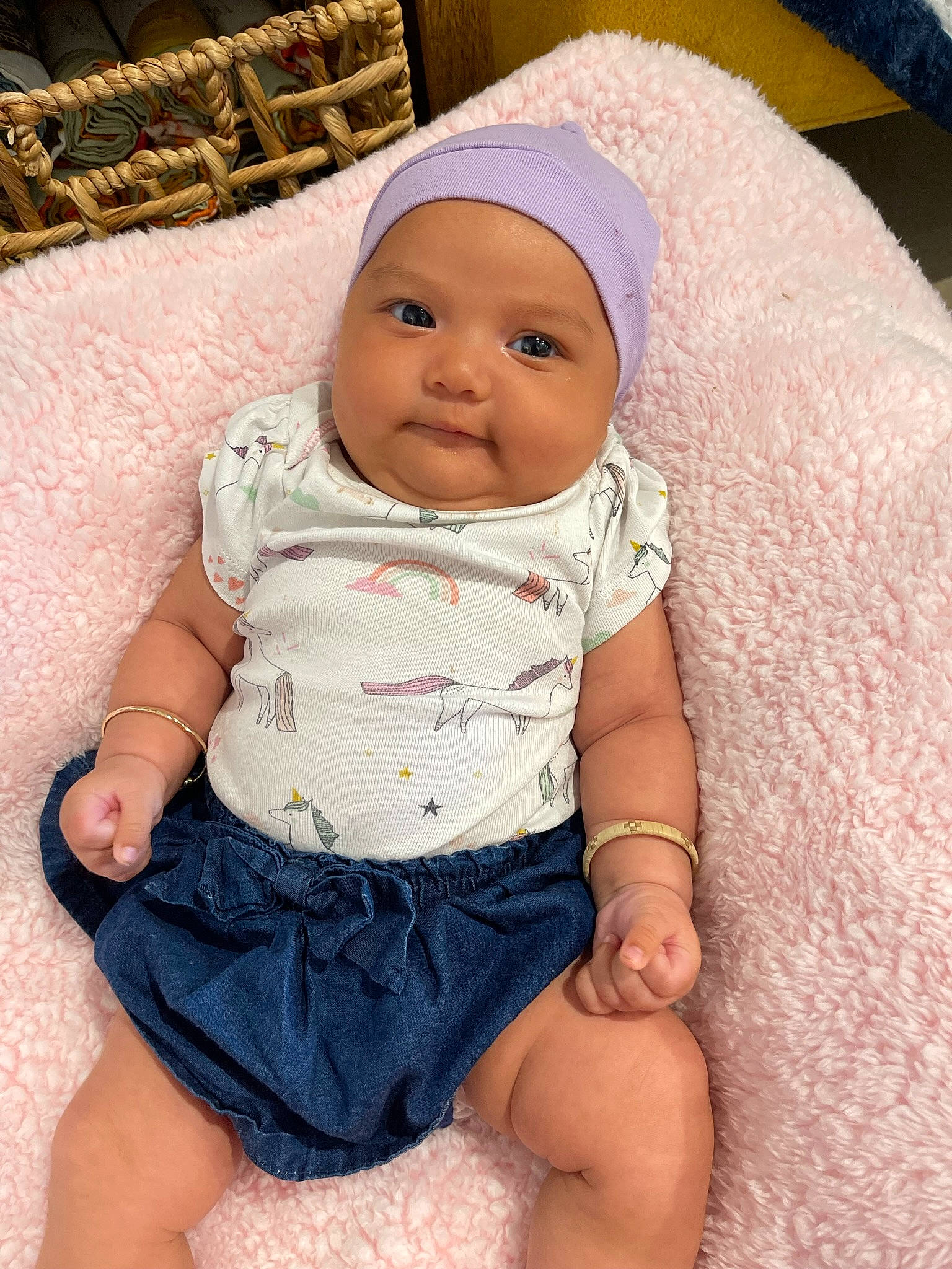 Kawailani joined the competition — help win amazing prizes! baby, baby_sleeping, baby_toddler_clothing, cap, cheek, child, comfort, eye, face, happy, headgear, headwear, iris, linens, lip, mouth, person, sitting, skin, sleeve