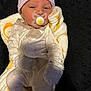 Oppie joined the competition — help win amazing prizes! newborn, baby, pacifier, hat, blanket, pajamas, sleepwear, infant, cozy, cute, resting, soft, clothing, child, portrait, human, indoors, peaceful, wrapped, toddler
