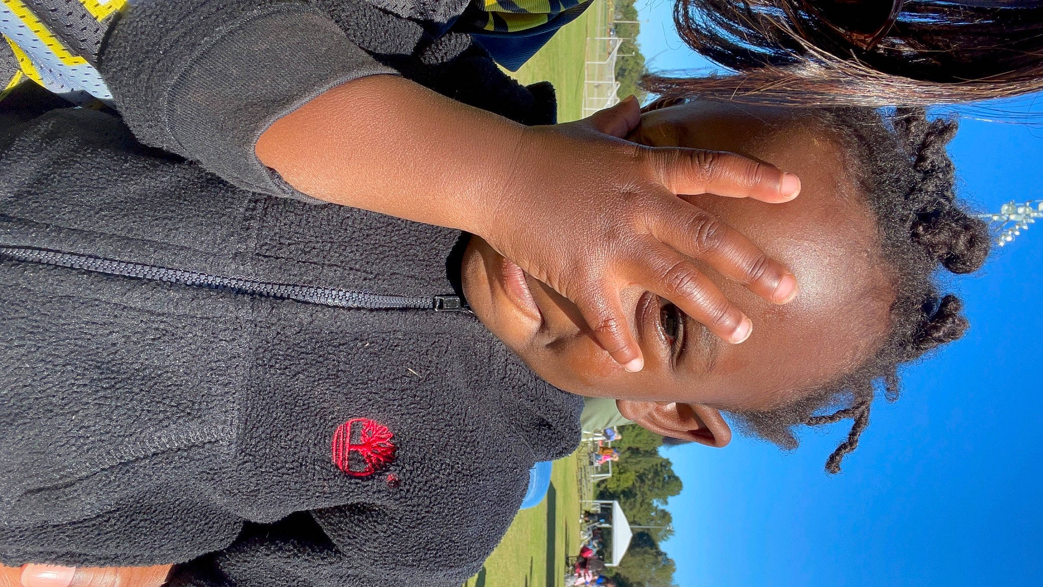 Ryan joined the competition — help win amazing prizes! child, dress, elbow, fun, gesture, grass, hair, happy, leisure, mouth, nose, people_in_nature, person, photograph, plant, sky, suit, toddler, tree, water