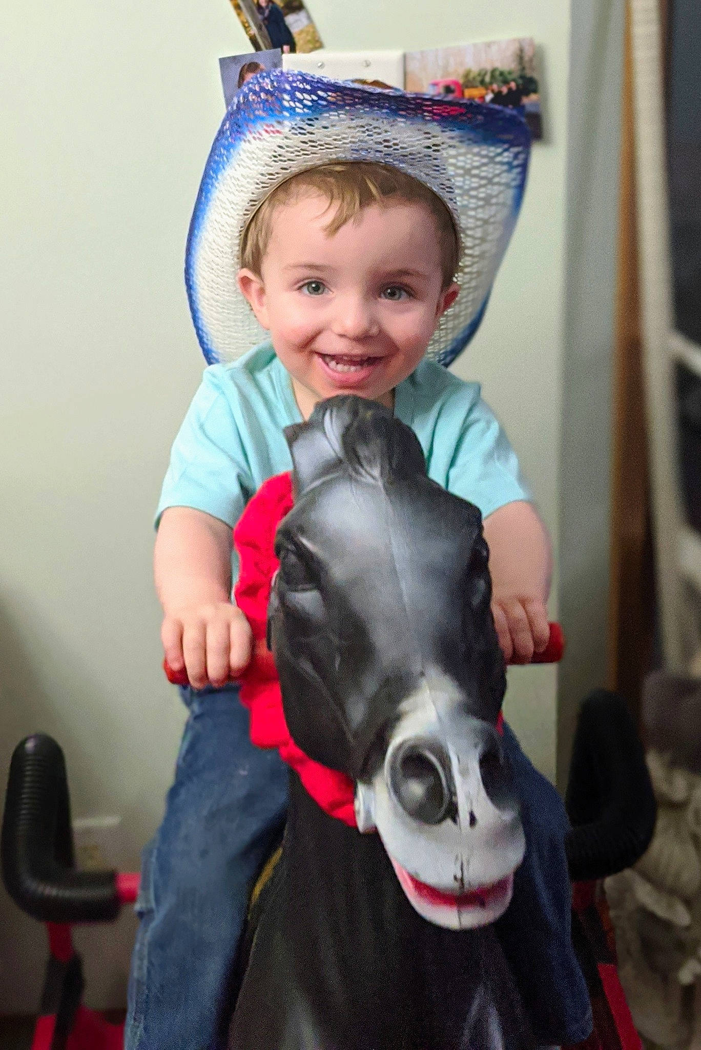 Beau is registered to the contest to win money with this photo: child, costume, ear, fun, joy, person, personal_protective_equipment, play, smile, toddler