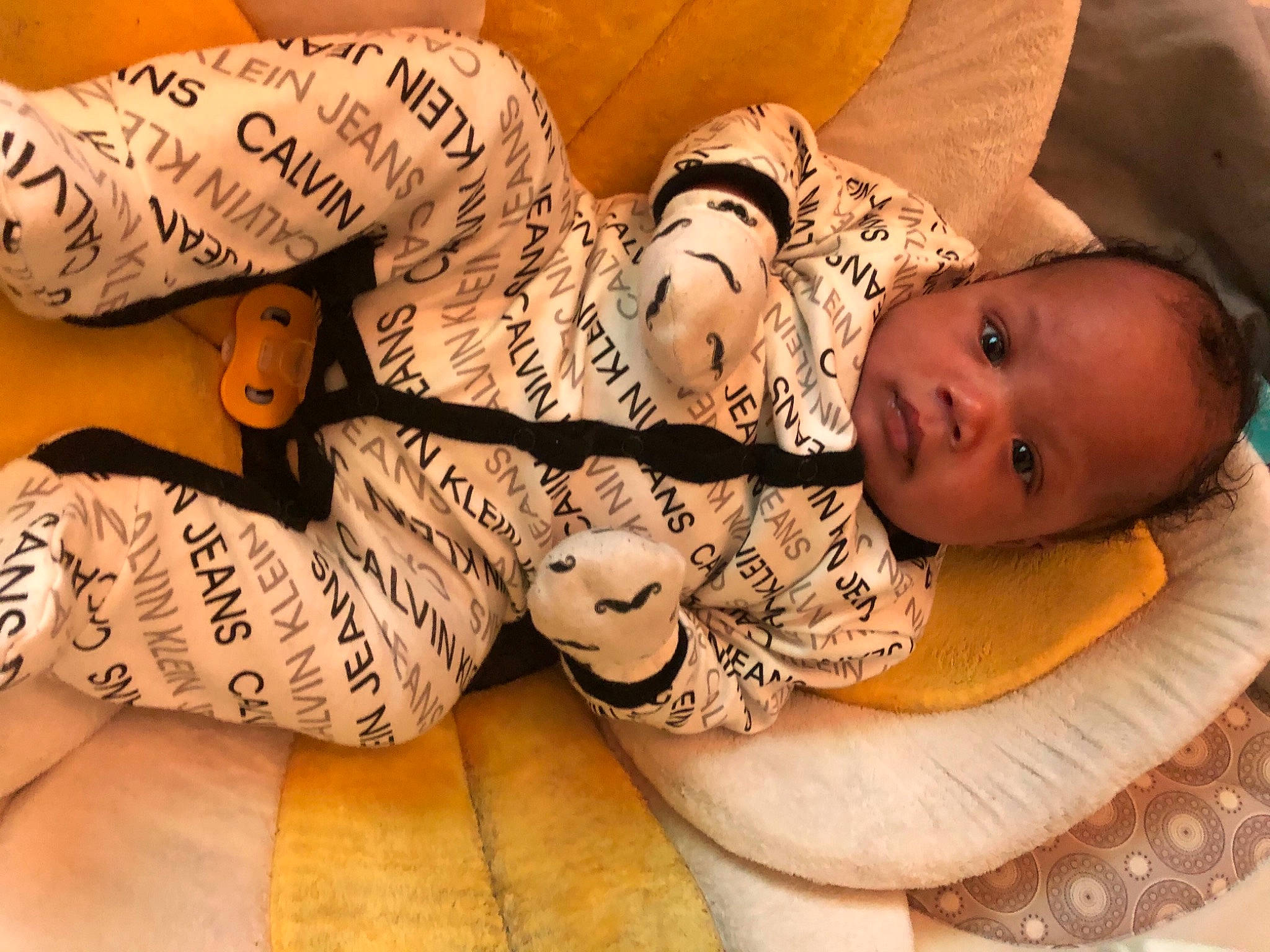 Marcellus is registered to the contest to win money with this photo: _geese_and_swans, baby, baby_toddler_clothing, child, ducks, person, toy