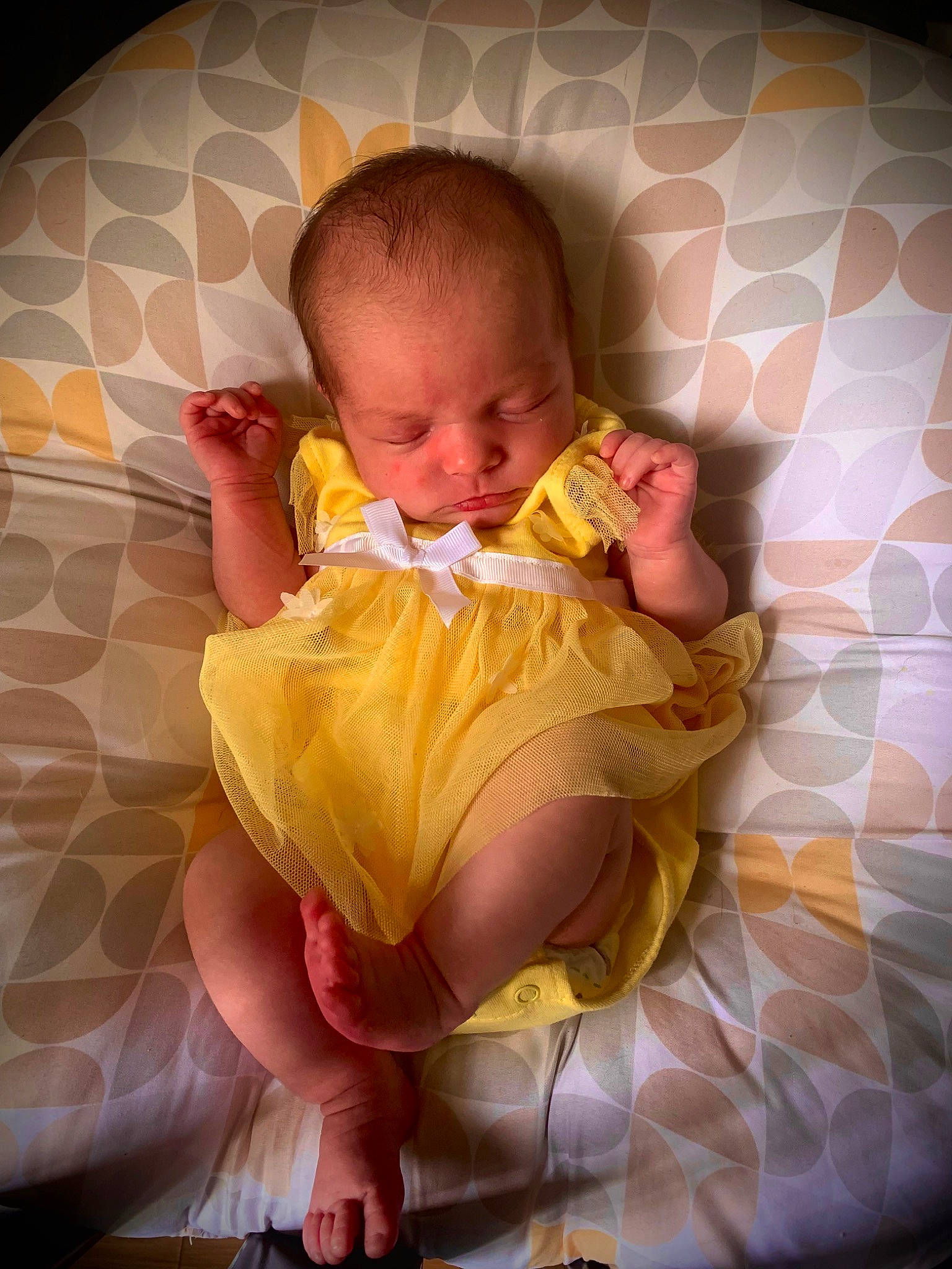 Emberly joined the competition — help win amazing prizes! baby, baby_products, baby_toddler_clothing, cheek, child, comfort, dress, face, finger, fun, happy, head, human_body, iris, mouth, person, pink, sitting, skin, textile