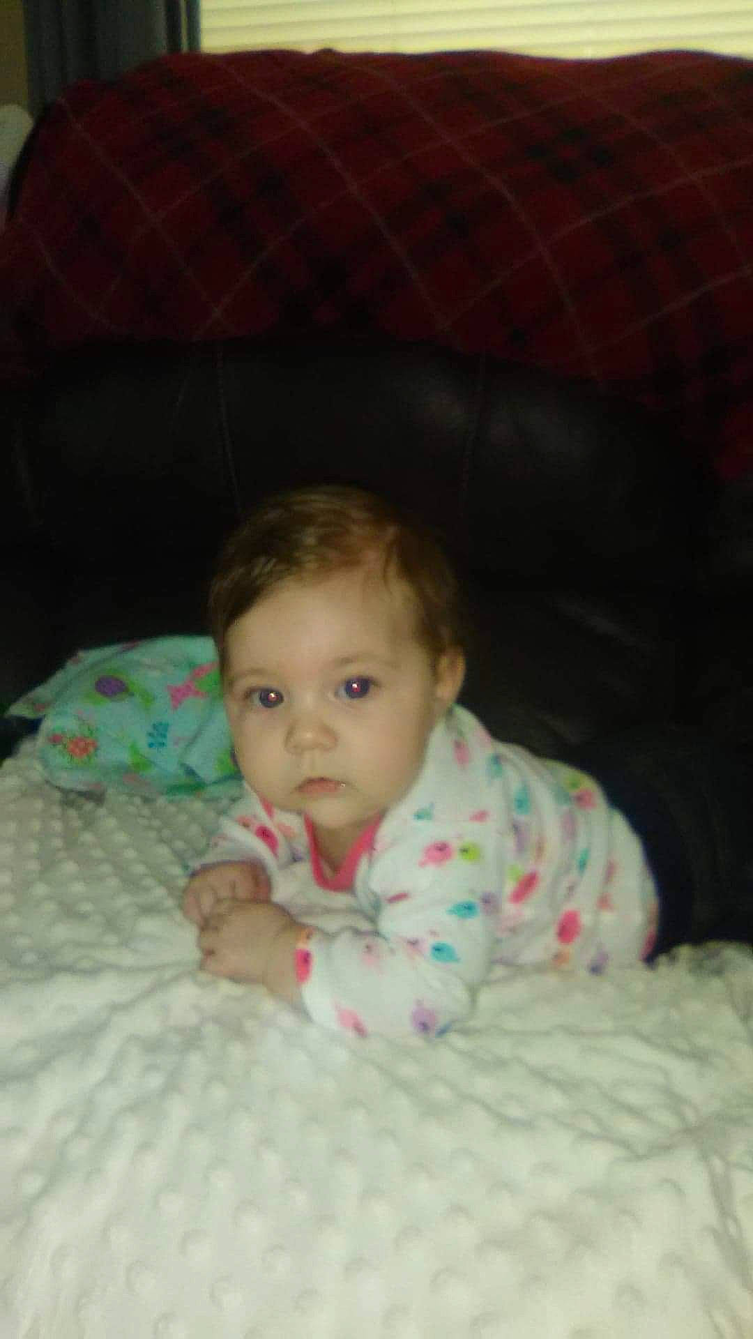 Trinity is registered to the contest to win money with this photo: baby, cheek, child, chin, eye, face, fun, head, iris, lip, mouth, person, skin, smile, toddler