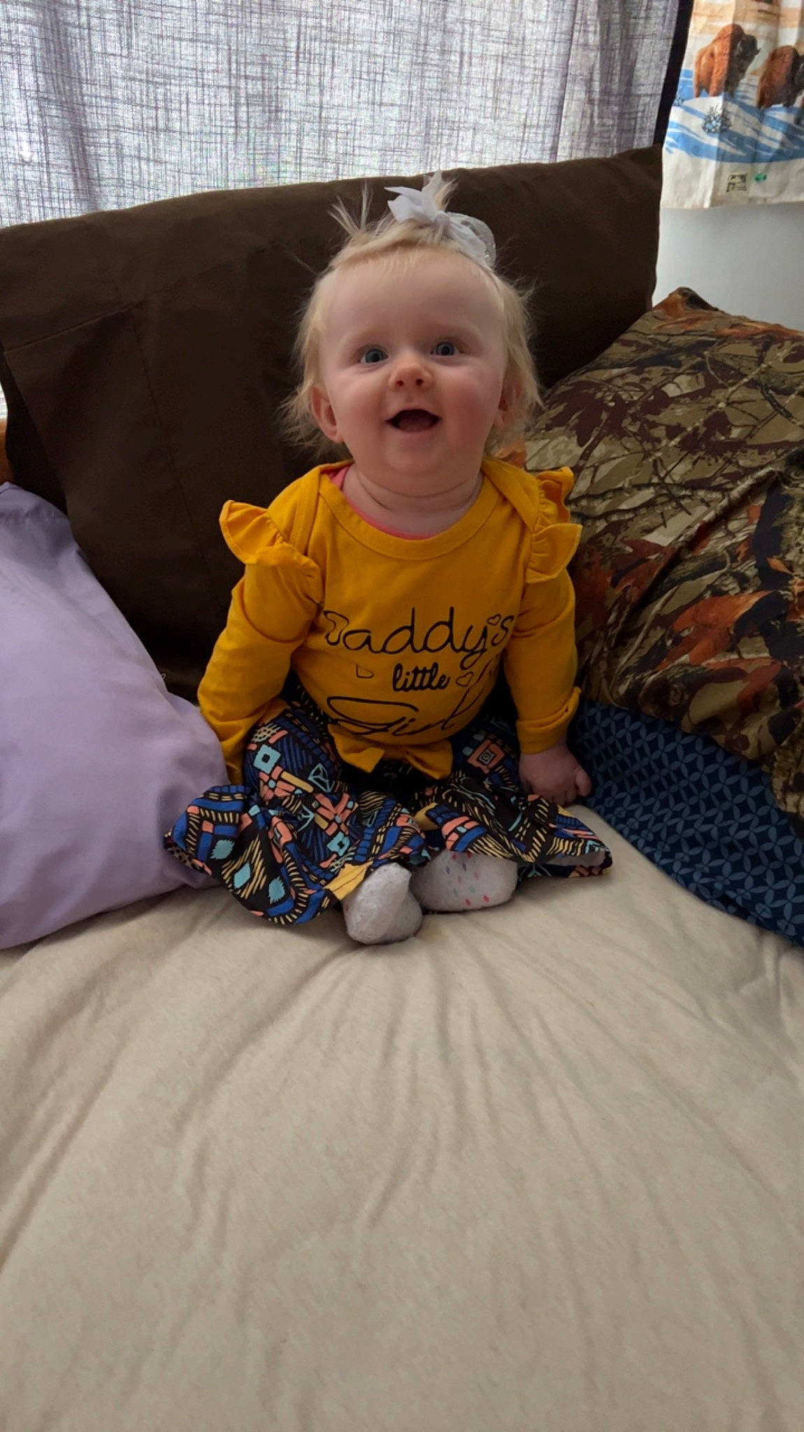 Marleigh joined the competition — help win amazing prizes! arm, baby, baby_toddler_clothing, cheek, child, comfort, eye, face, floor, flooring, fun, hair, hairstyle, happy, head, person, skin, sleeve, smile, toddler