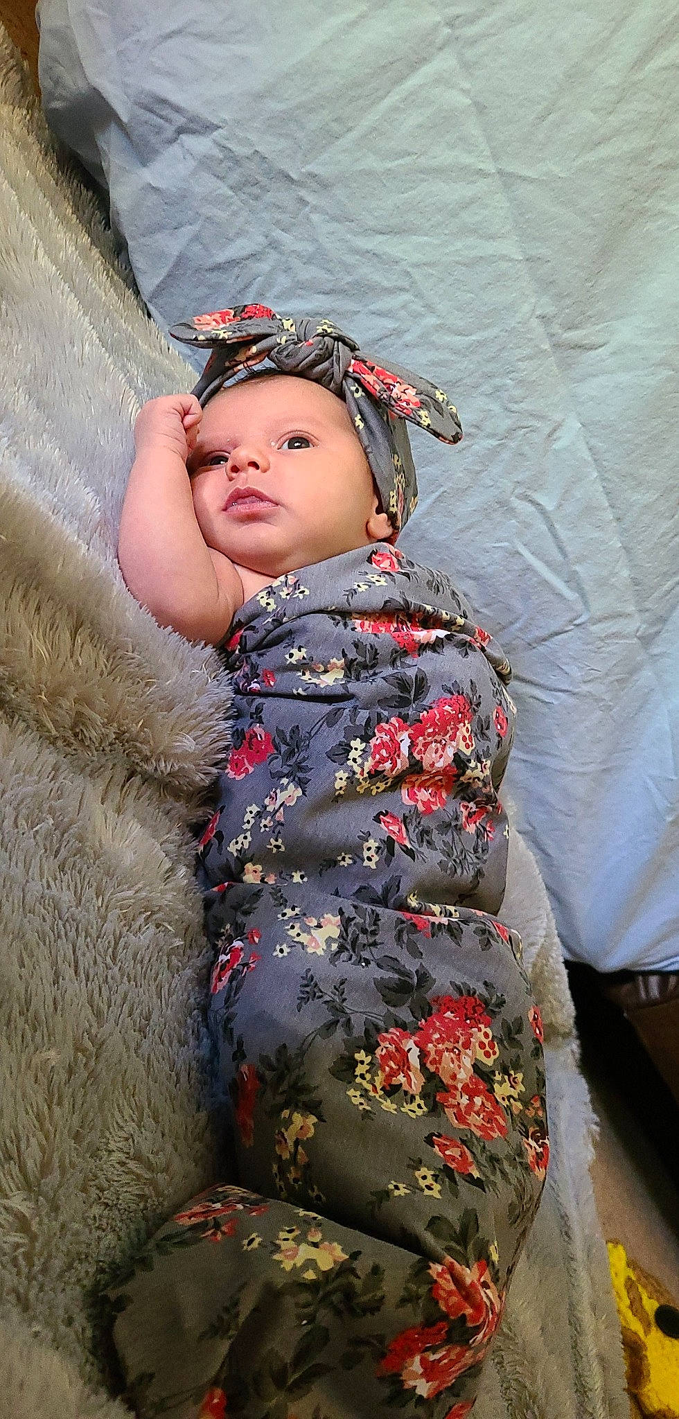 Kairi joined the competition — help win amazing prizes! child, child_model, fawn, hair_accessory, headwear, person, smile, toddler