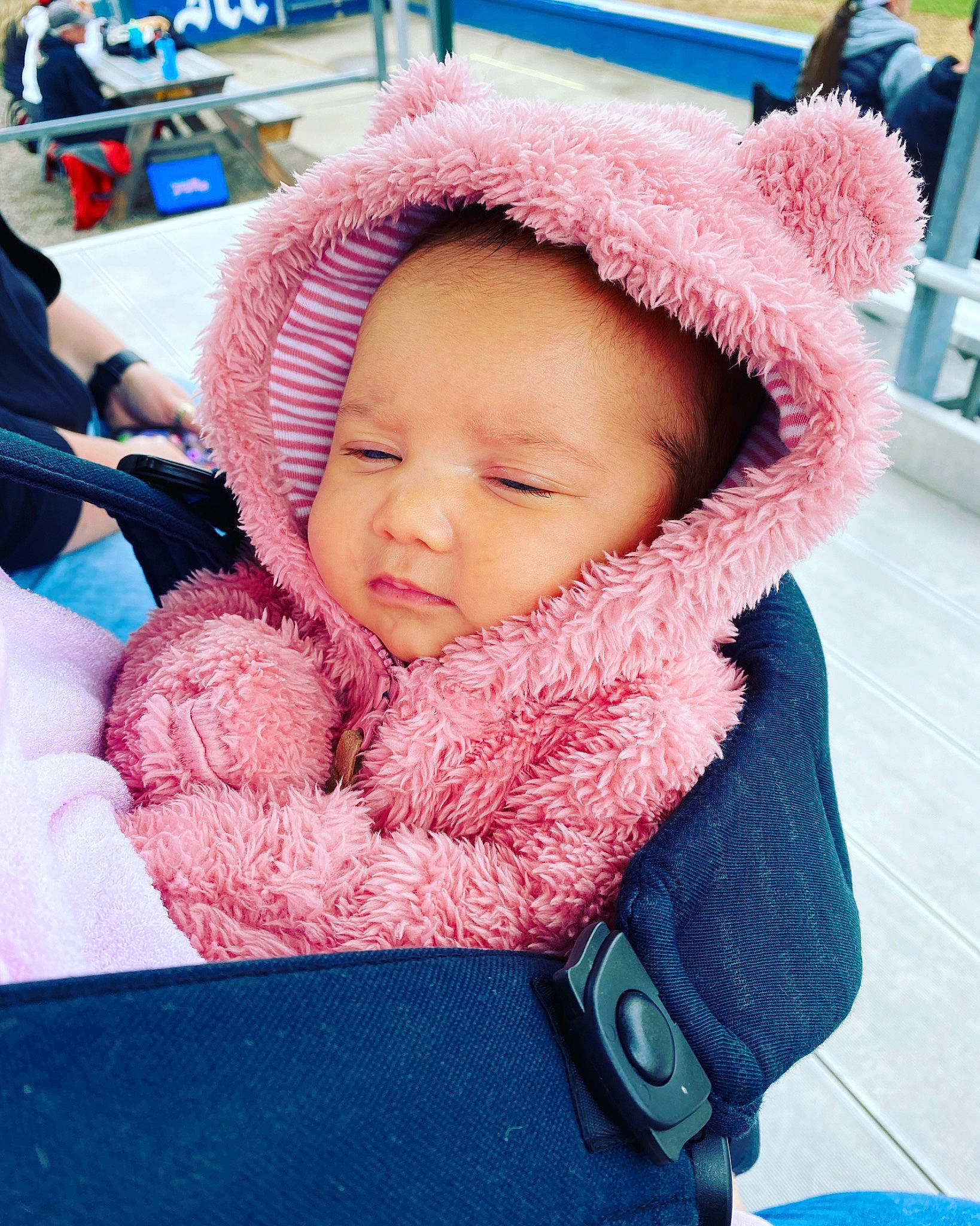 Sybil joined the competition — help win amazing prizes! baby, baby_toddler_clothing, beauty, blue, cap, cheek, child, comfort, cool, fun, happy, jacket, knit_cap, leisure, lip, magenta, mouth, nose, person, skin