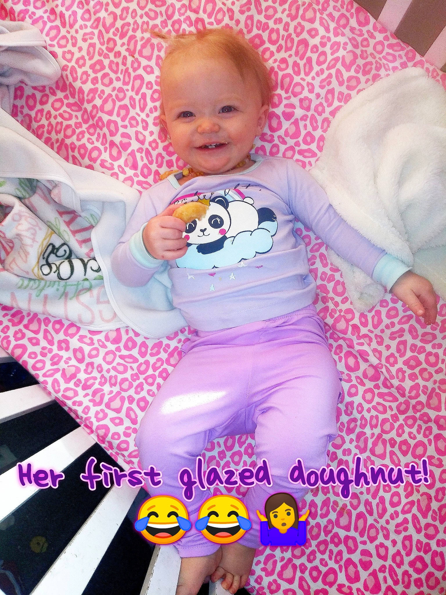 Kingstyn joined the competition — help win amazing prizes! baby, baby_laughing, baby_products, baby_safety, baby_toddler_clothing, child, comfort, finger, foot, joy, laugh, linens, nightwear, person, pink, product, purple, sock, toddler, violet
