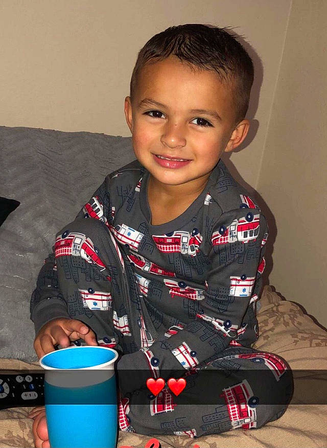 Joel joined the competition — help win amazing prizes! baby_toddler_clothing, carmine, child, cup, drinkware, electric_blue, flooring, fun, hairstyle, happy, joy, mug, pattern, person, sitting, sleeve, smile, t_shirt, table, tableware