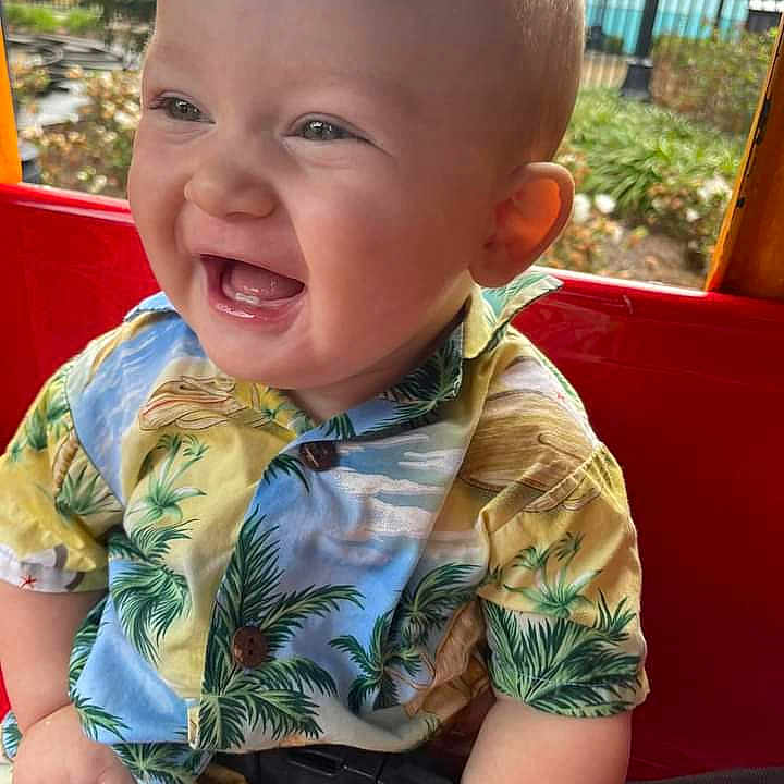 Mylo joined the competition — help win amazing prizes! accessories, baby, babylaughing, clothing, dress, face, happy, head, jewelry, laughing, necklace, outdoorplayarea, outdoors, person, photography, plant, playarea, portrait, pottedplant, smile