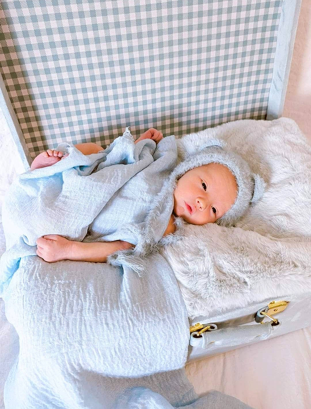 Aston is registered to the contest to win money with this photo: baby, baby_products, baby_safety, baby_sleeping, baby_toddler_clothing, bed, bedding, bedtime, child, comfort, headwear, hospital, infant_bed, linens, nap, person, room, sleep, toddler
