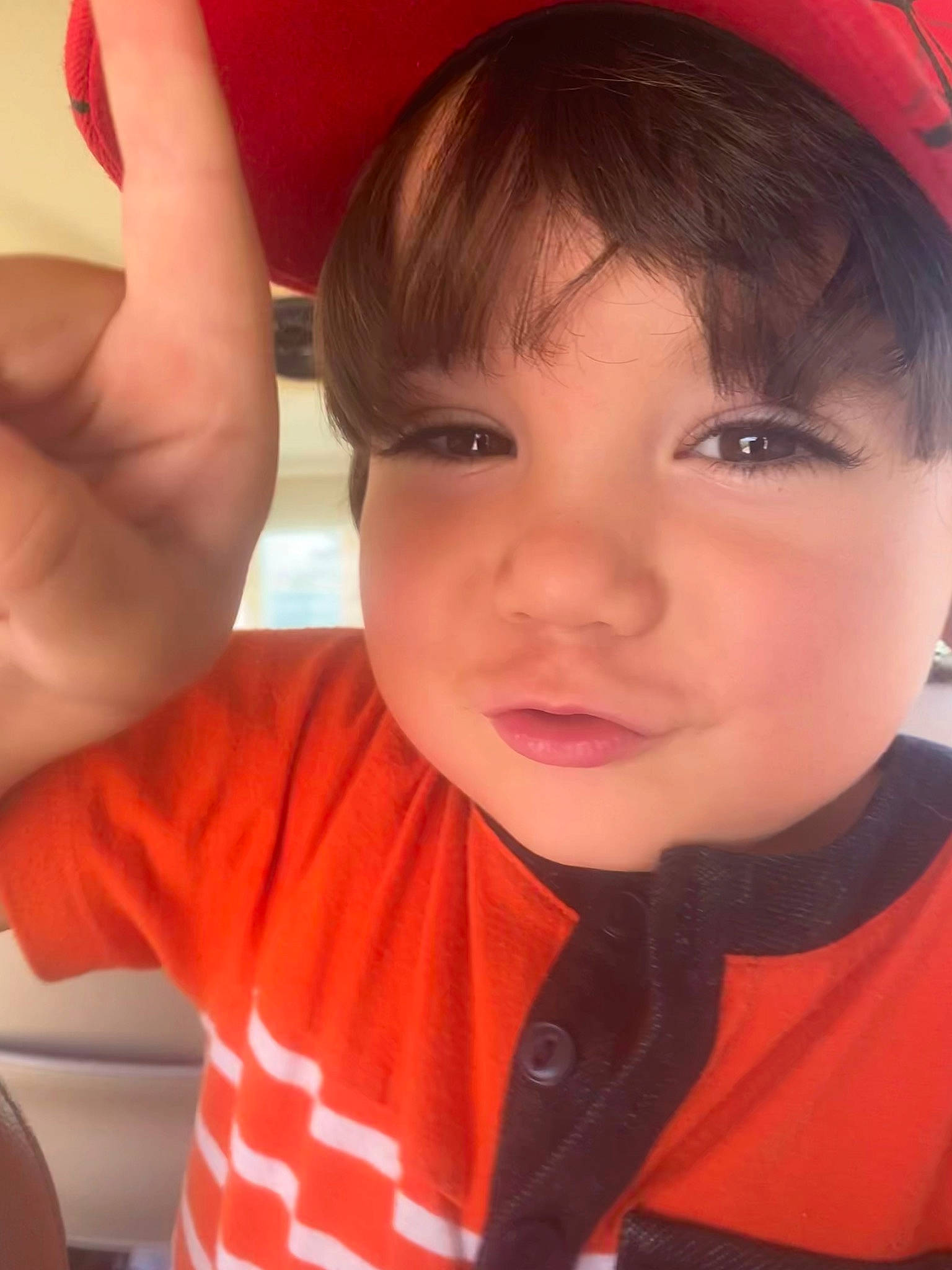 Devin is registered to the contest to win money with this photo: cheek, chin, ear, eye, eyebrow, eyelash, facial_expression, forehead, gesture, hair, hairstyle, happy, iris, jaw, lip, mouth, neck, nose, person, skin