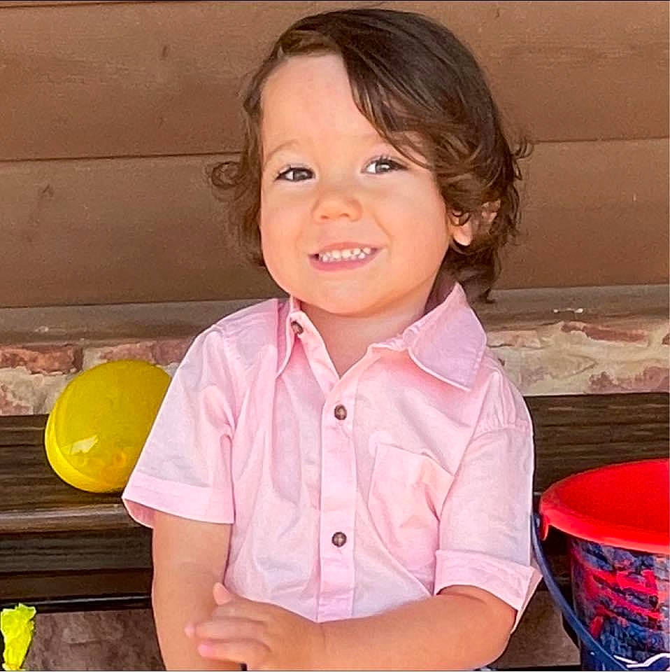 Devin joined the competition — help win amazing prizes! cheek, child, finger, fun, happy, iris, joy, laugh, leisure, nose, person, play, sharing, sitting, sleeve, smile, t_shirt, thumb, toddler, vacation