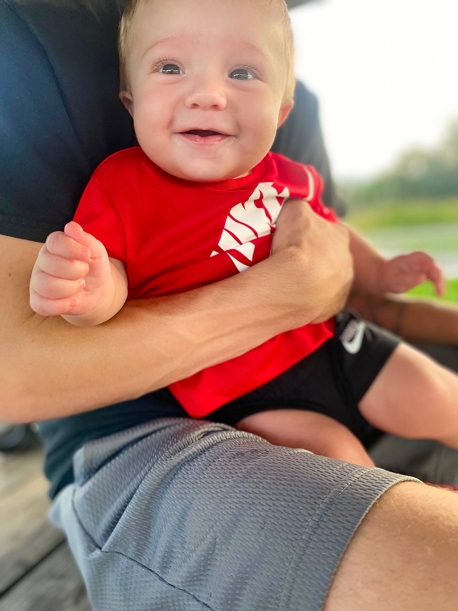 Gunnar joined the competition — help win amazing prizes! baby, baby_toddler_clothing, cheek, comfort, elbow, finger, happy, joint, knee, leg, leisure, person, shorts, shoulder, skin, sleeve, smile, t_shirt, thigh, thumb