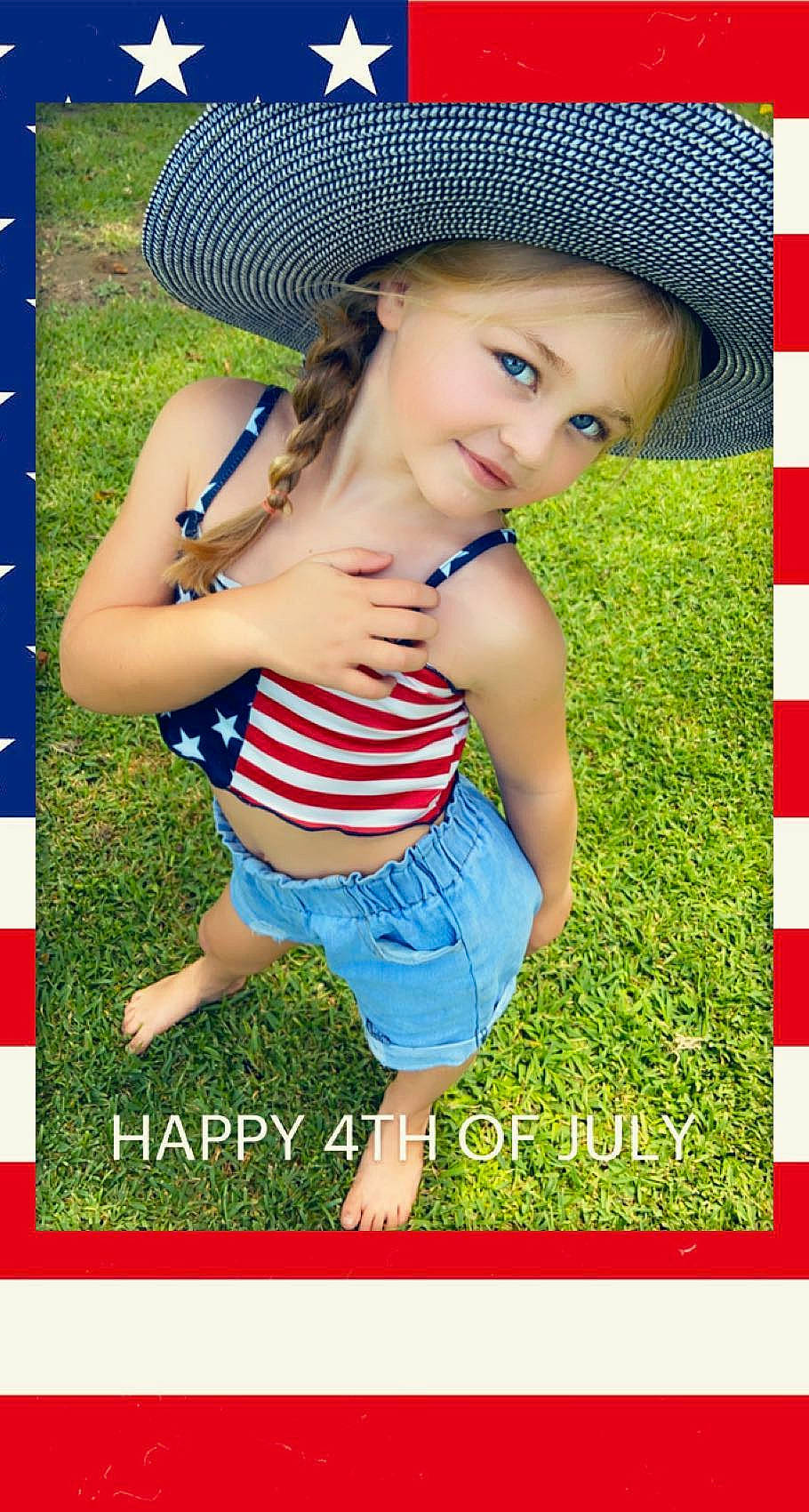 Talyn joined the competition — help win amazing prizes! baby_toddler_clothing, beauty, cap, child, facial_expression, grass, grassland, green, happy, hat, joy, pattern, people_in_nature, person, photograph, product, smile, snapshot, summer, sun_hat