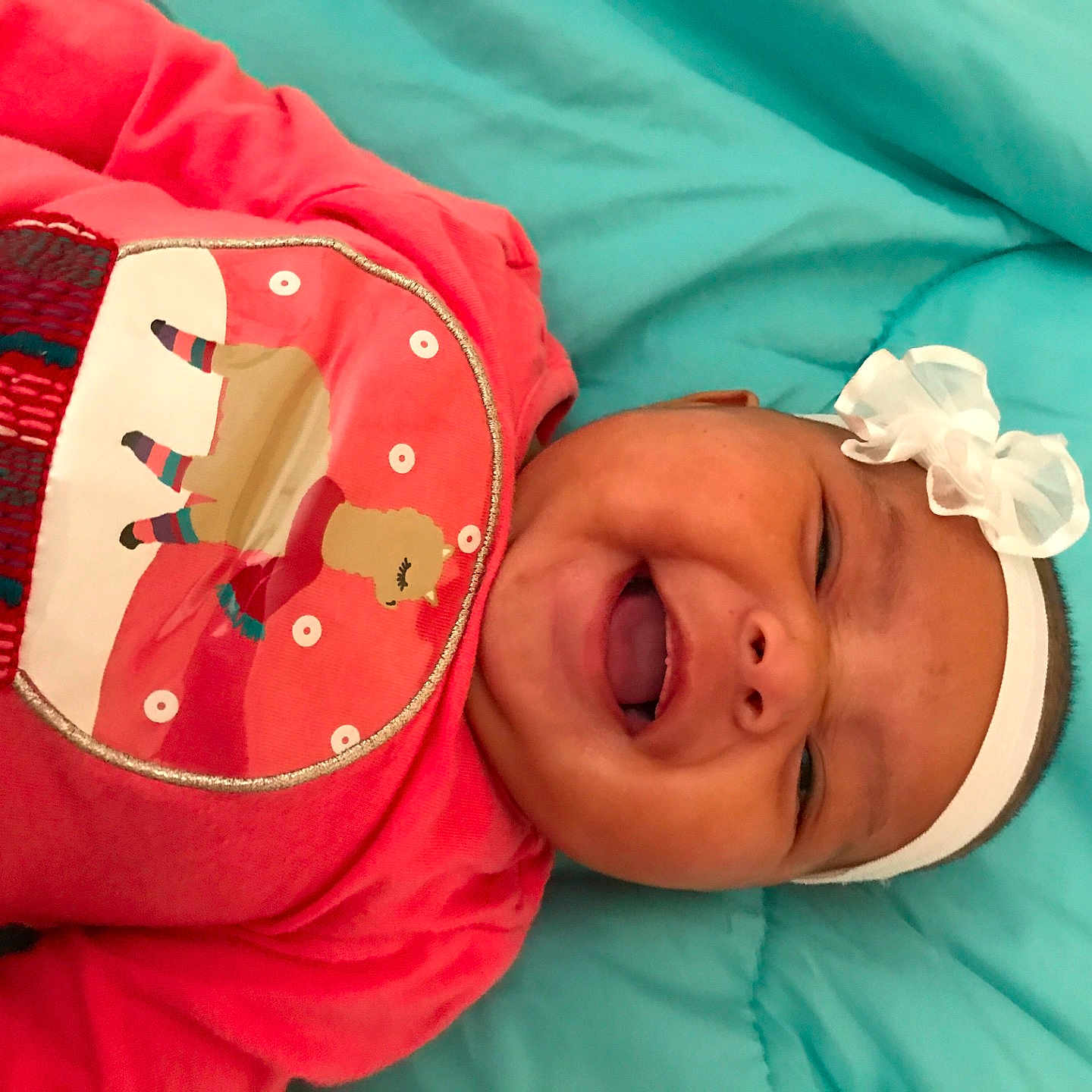 Allison is registered to the contest to win money with this photo: cheek, child, ear, infant, mouth, nose, organ, pink, product, skin, smile, toddler